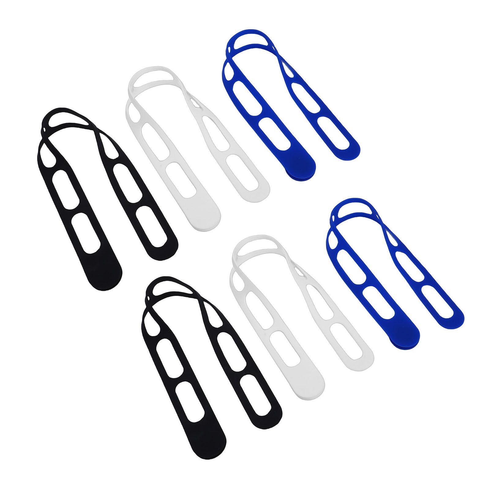6PCS Silicone Utility Straps Reusable Elastic Self Lock Silicone Ties for view 11