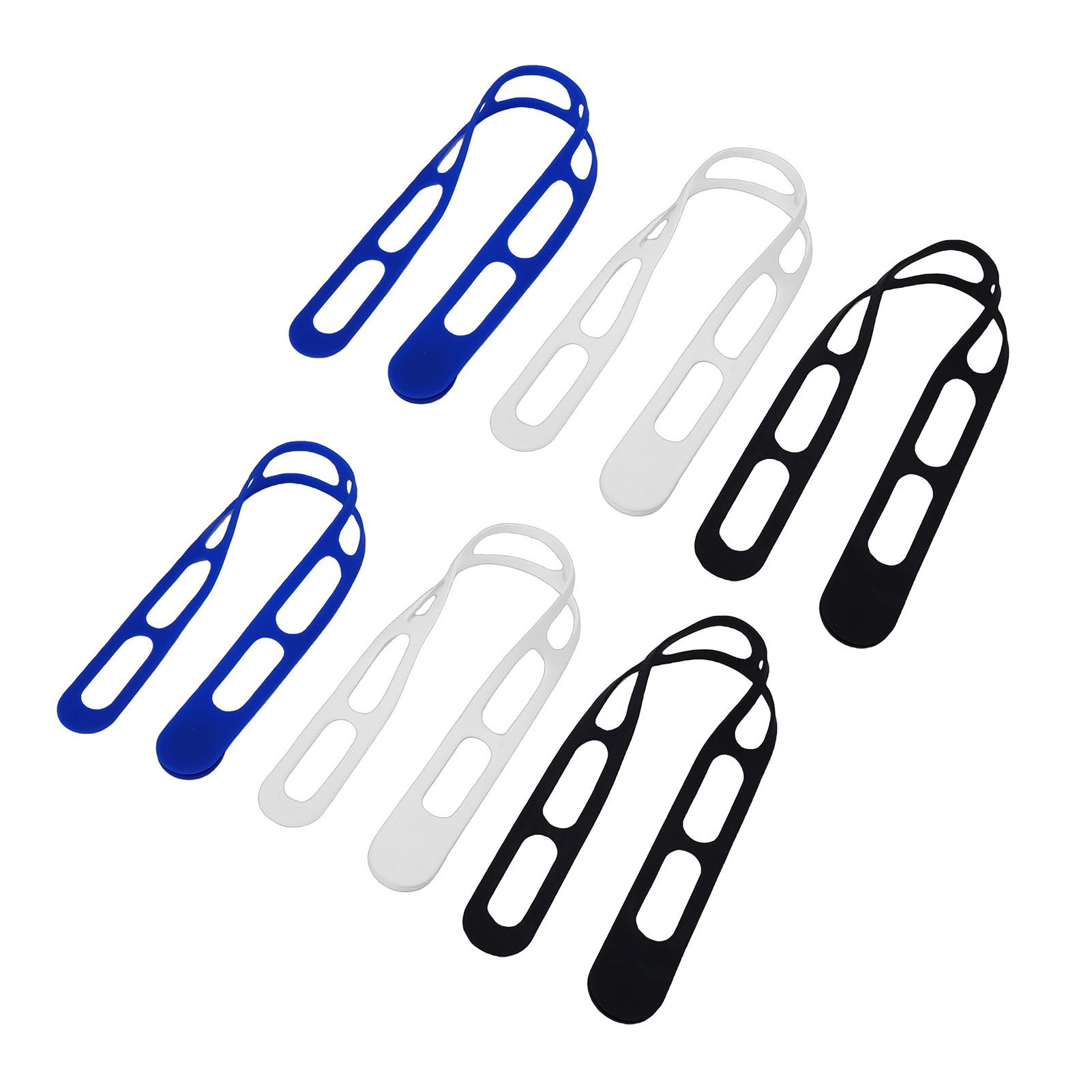 6PCS Silicone Utility Straps Reusable Elastic Self Lock Silicone Ties for view 12