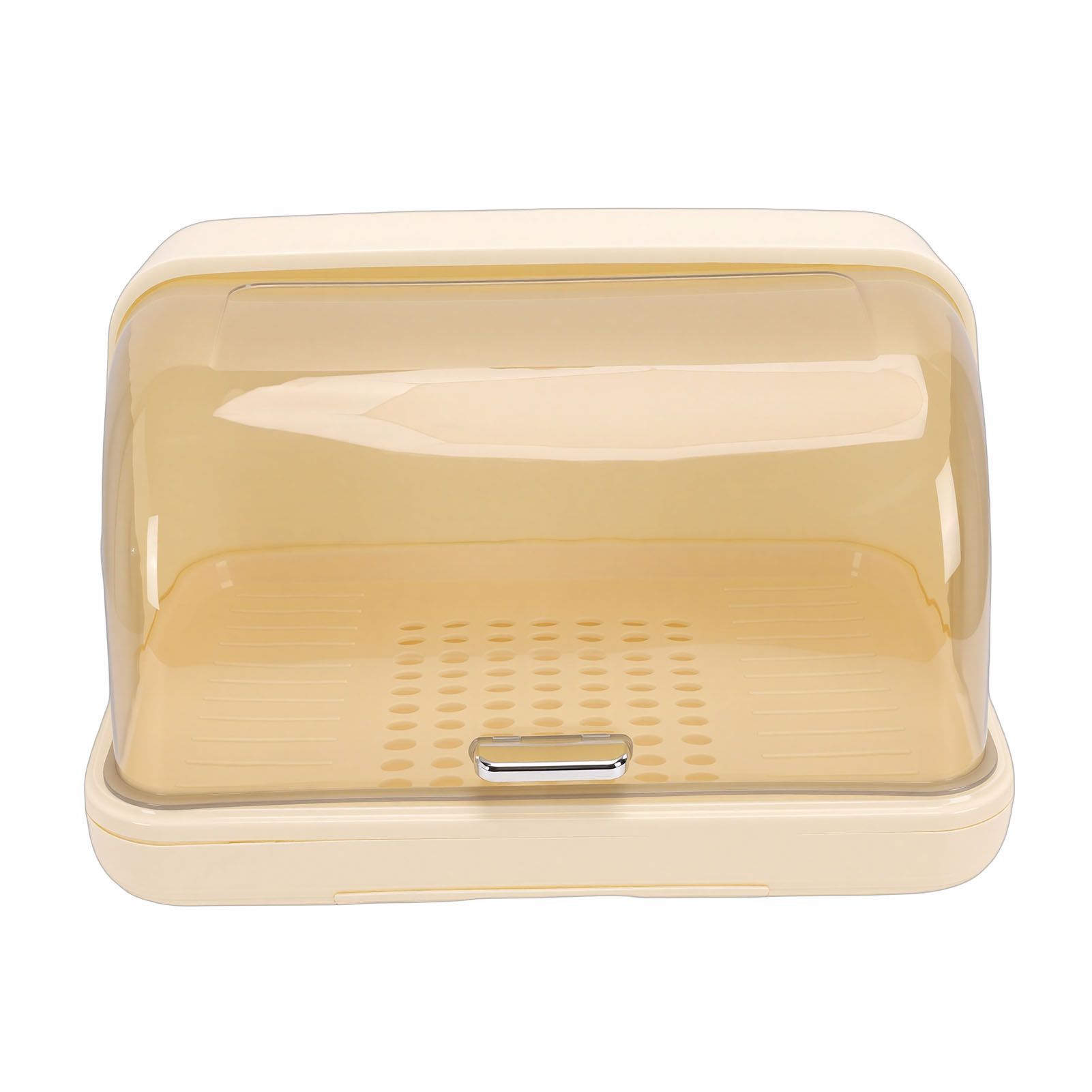 Dish Drying Box Multifunctional Space Saving Dish Drainer with Lid Plastic view 9