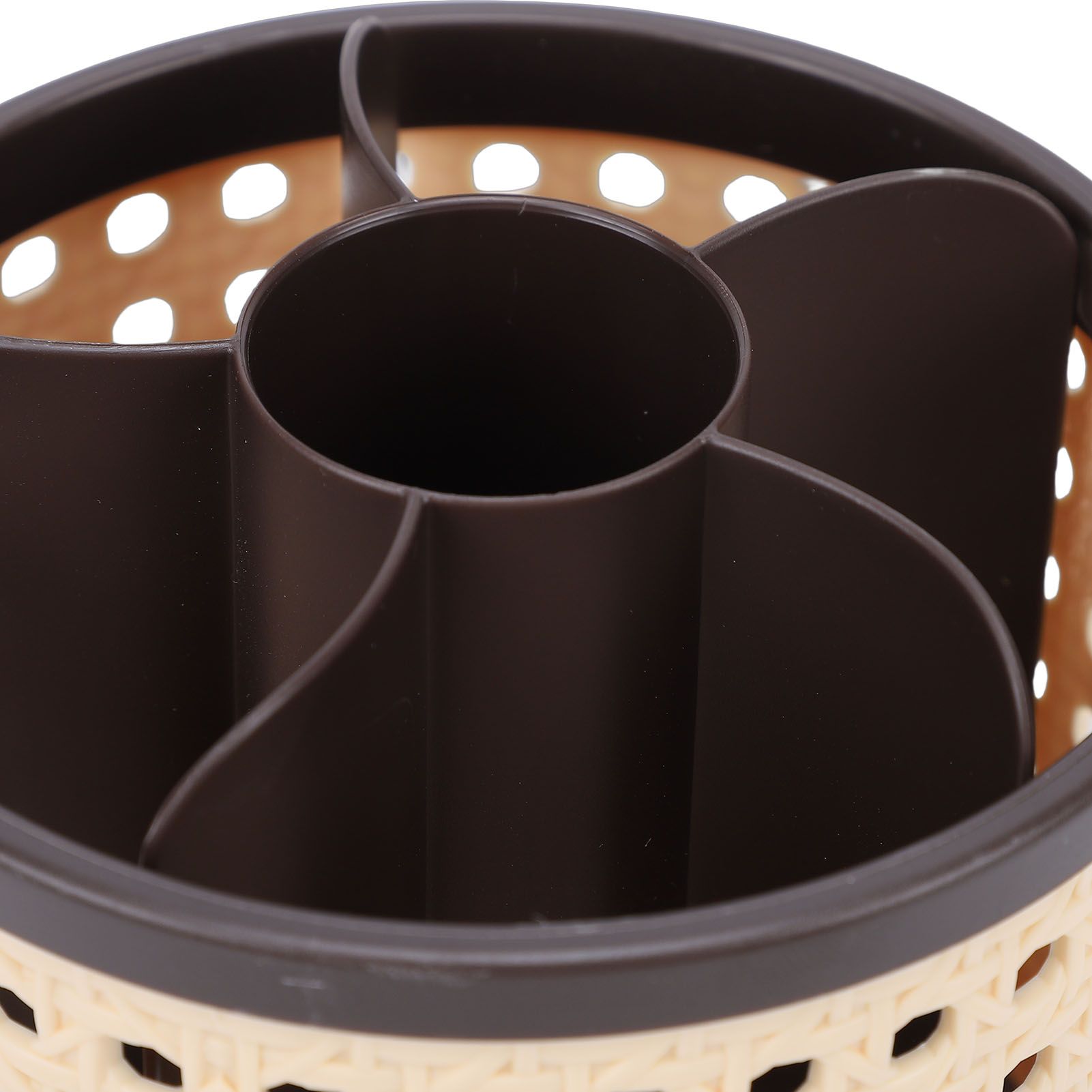Makeup Brush Holder Organizer 360 Degree Rotating Spinning Cosmetics Storage view 7
