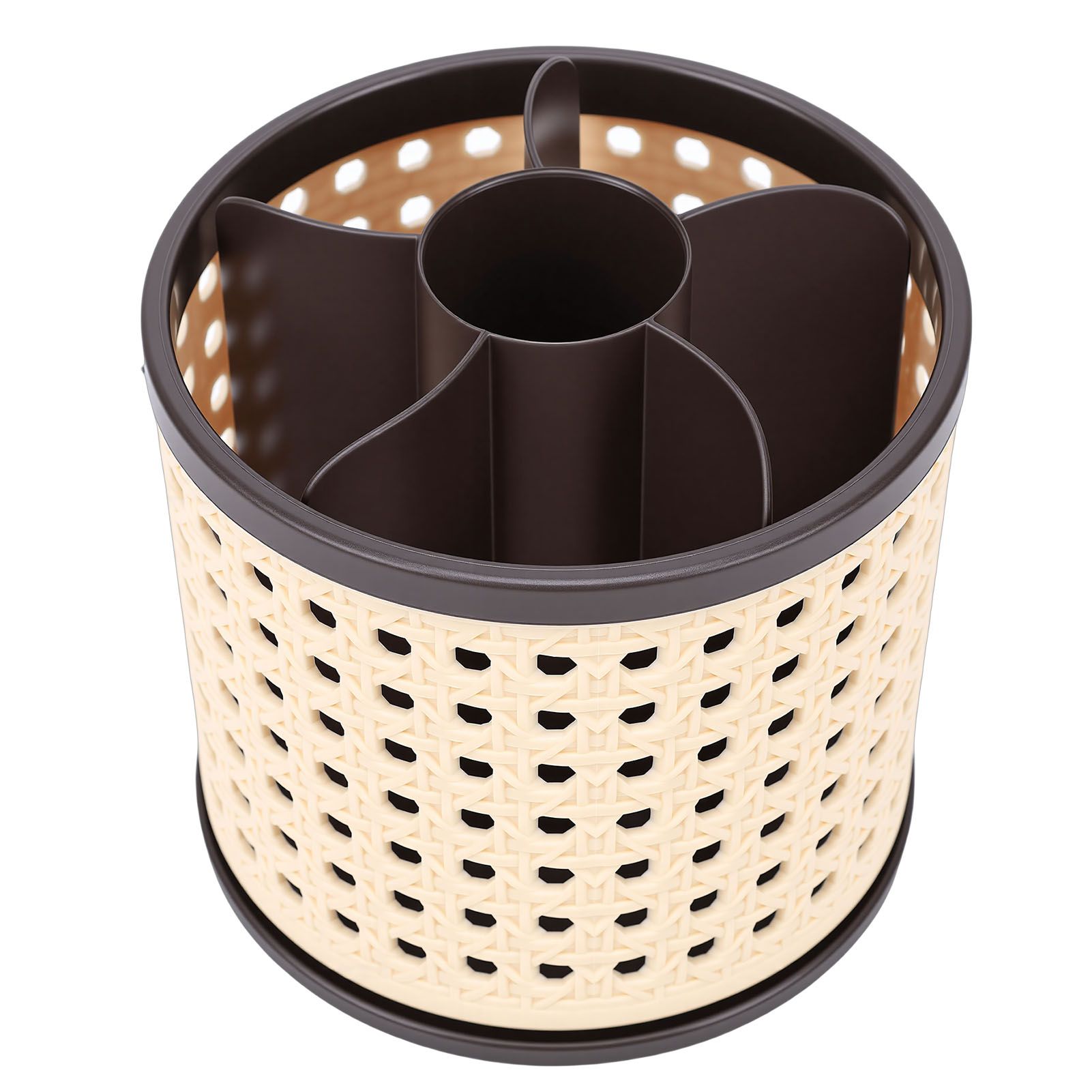 Makeup Brush Holder Organizer 360 Degree Rotating Spinning Cosmetics Storage view 8