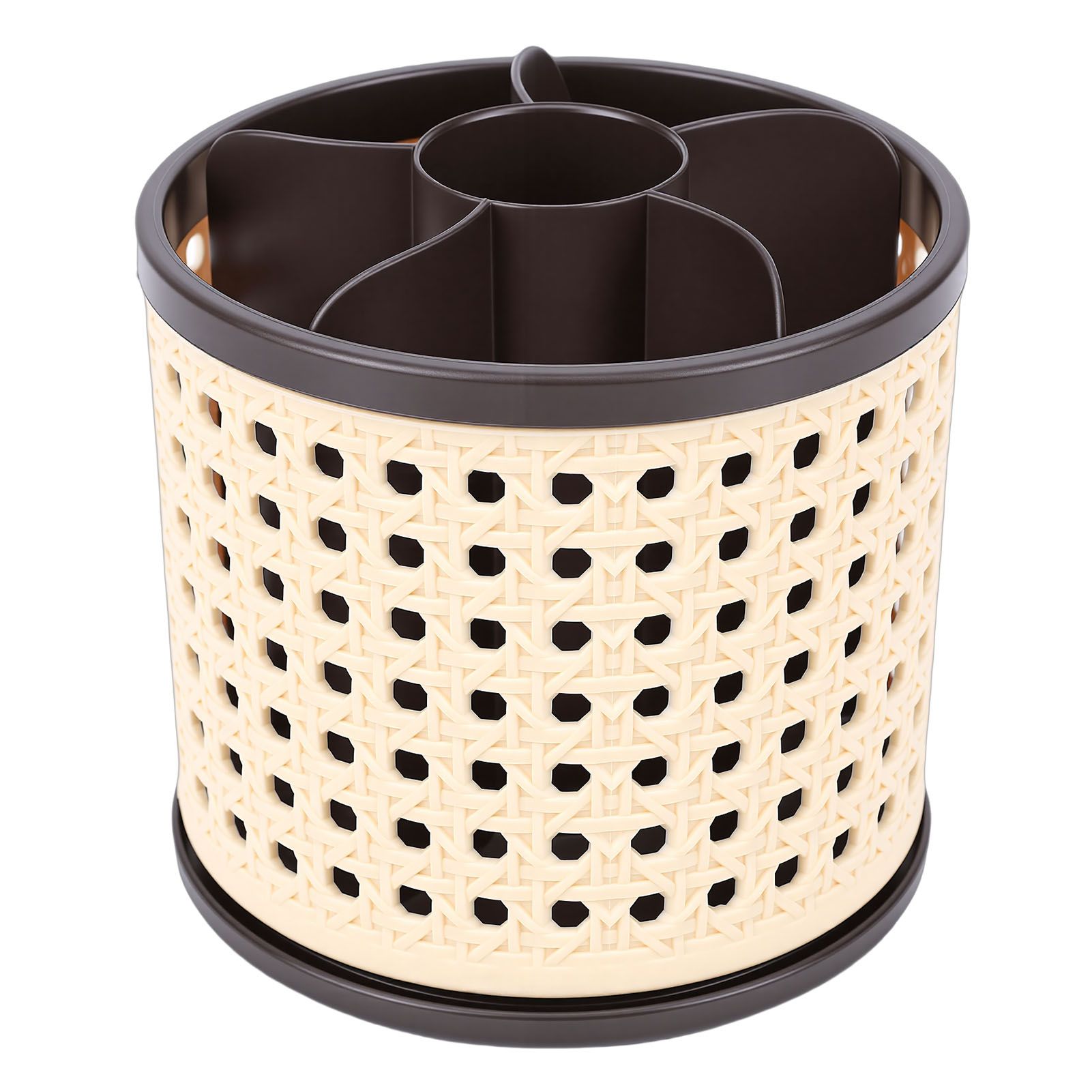 Makeup Brush Holder Organizer 360 Degree Rotating Spinning Cosmetics Storage view 9