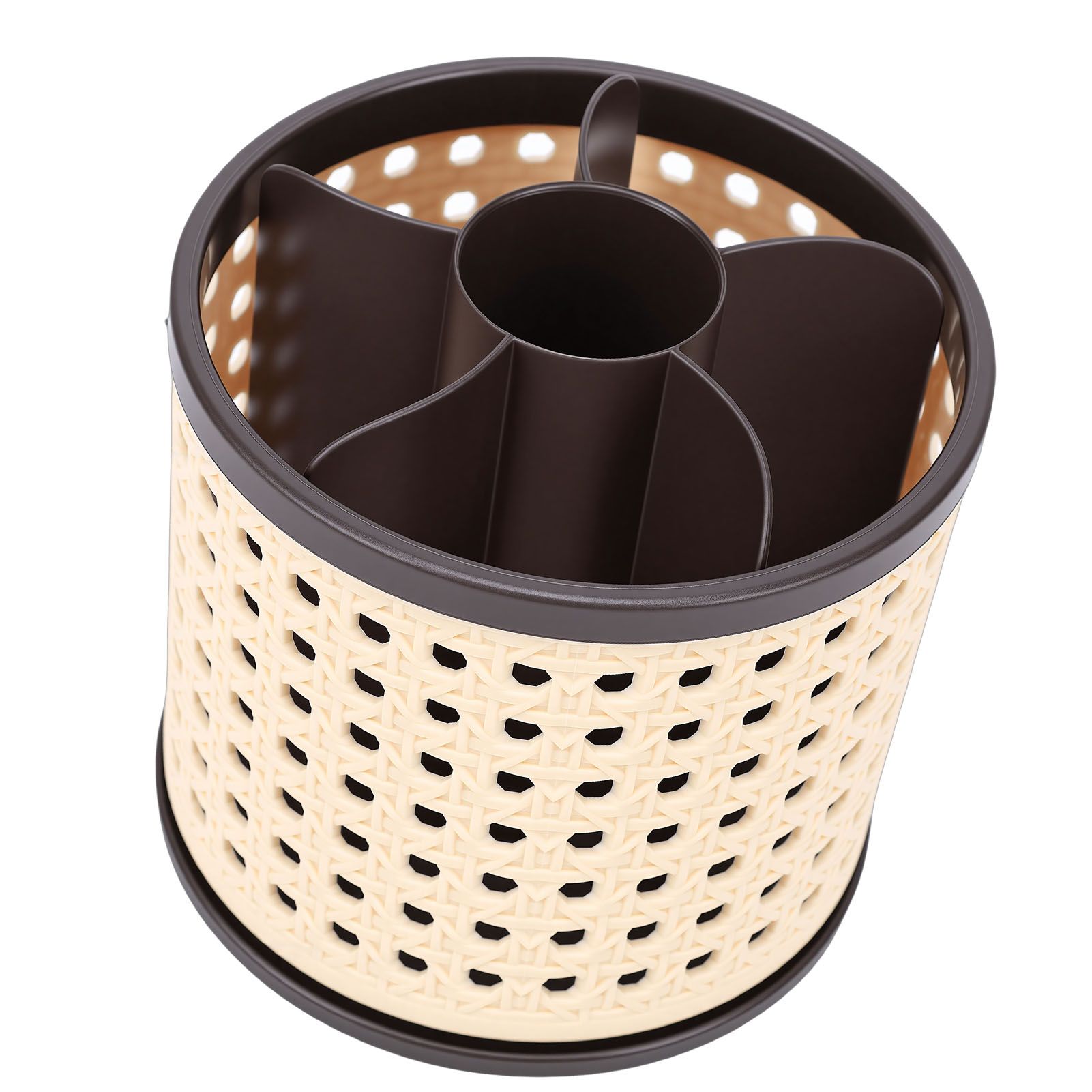 Makeup Brush Holder Organizer 360 Degree Rotating Spinning Cosmetics Storage view 10
