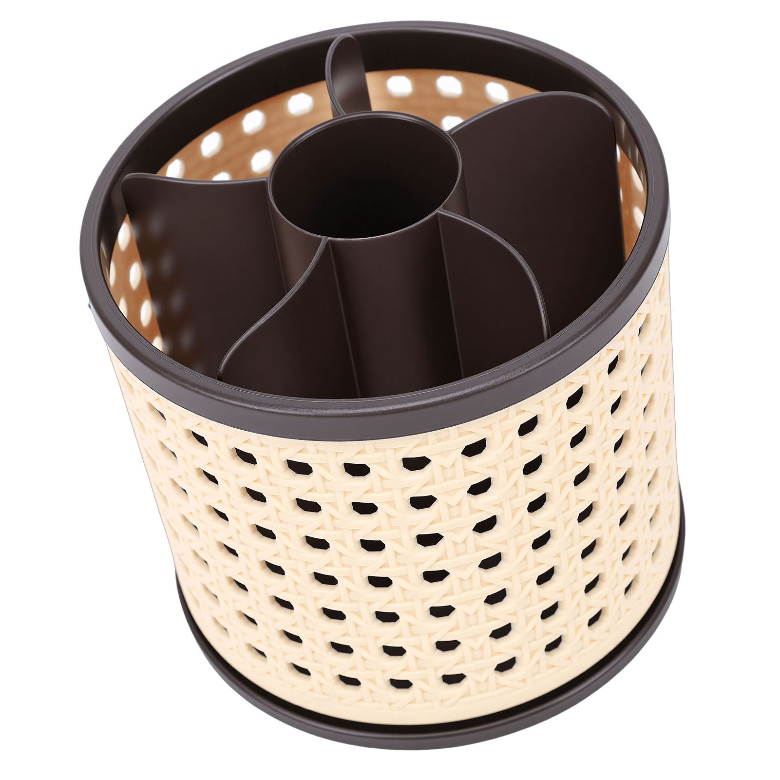 Makeup Brush Holder Organizer 360 Degree Rotating Spinning Cosmetics Storage view 11