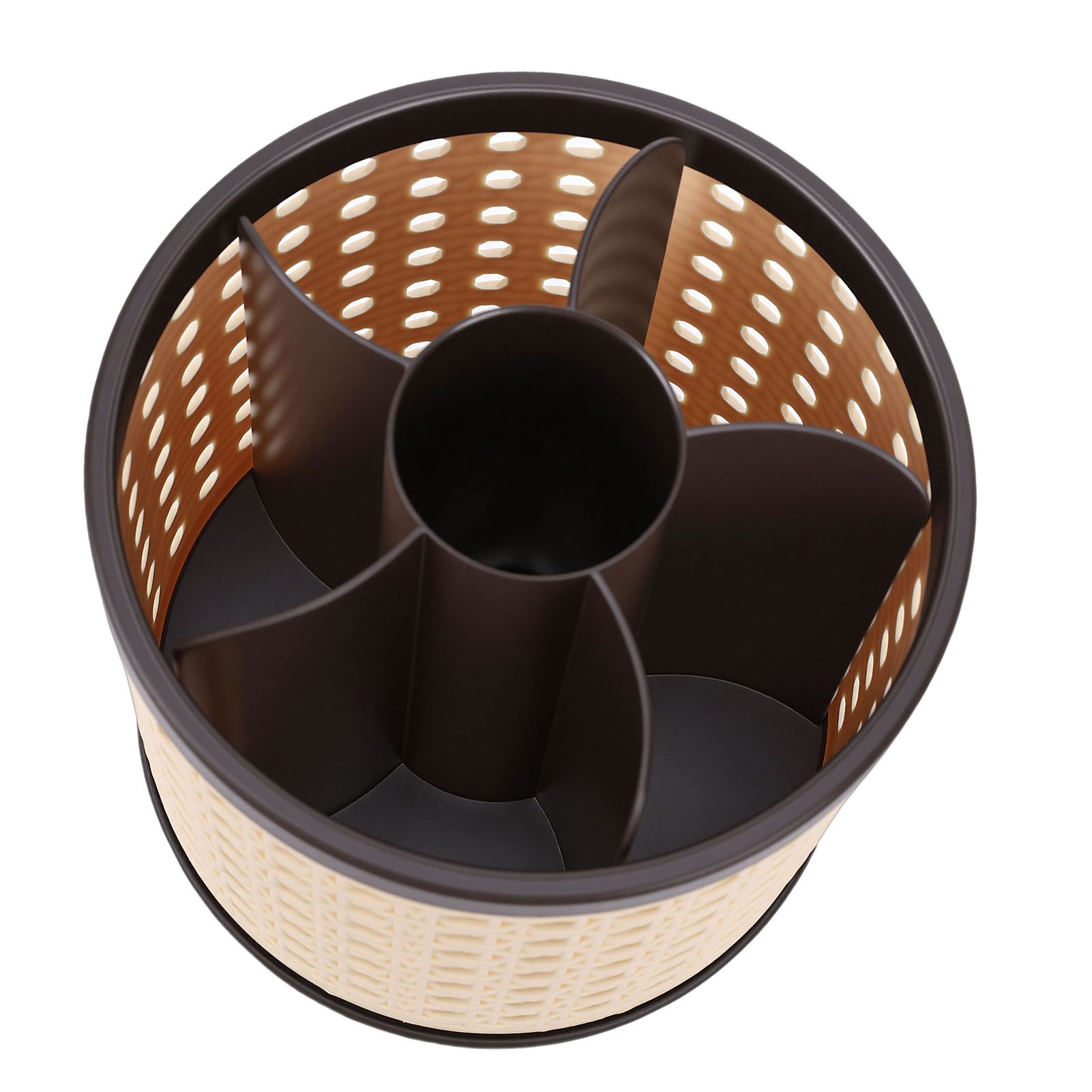 Makeup Brush Holder Organizer 360 Degree Rotating Spinning Cosmetics Storage view 12