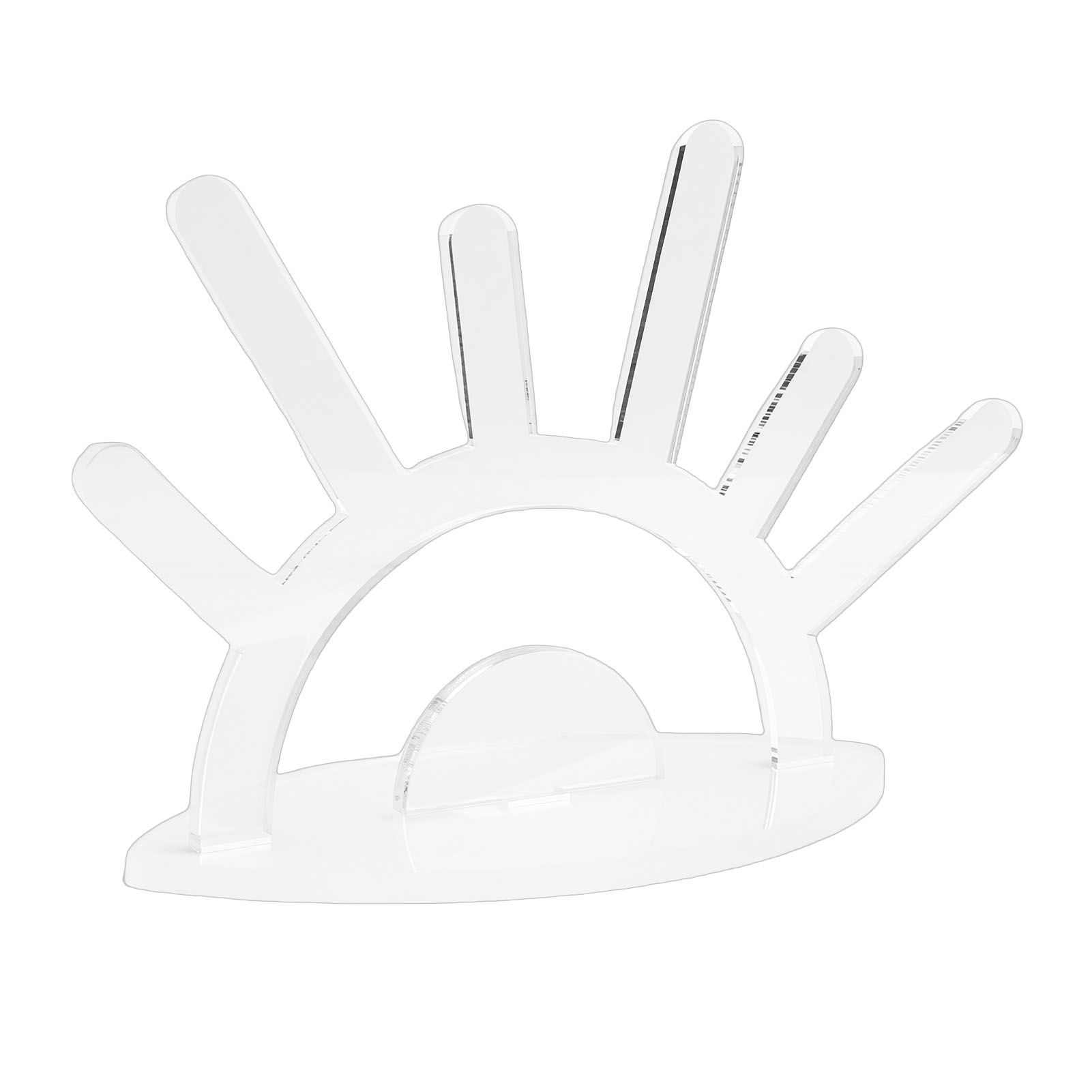 Acrylic Ring Holder Cute Jewelry Display Stand Clear Ring Display Rack for — image 1
