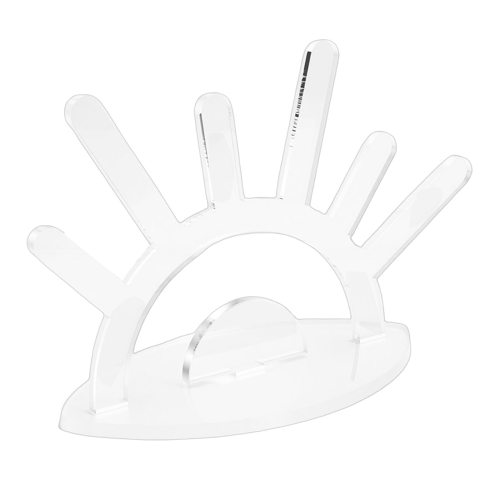 Acrylic Ring Holder Cute Jewelry Display Stand Clear Ring Display Rack for view 8