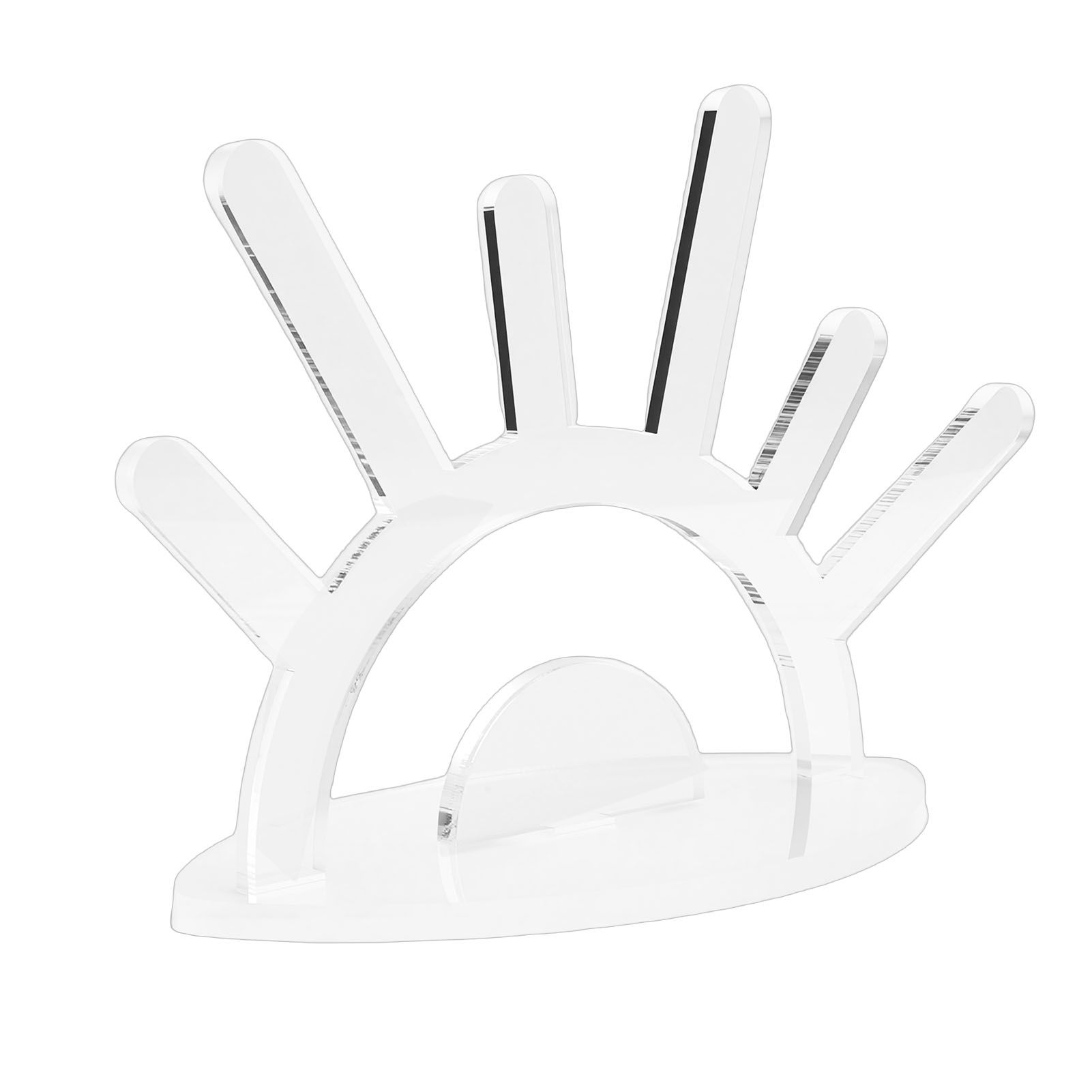 Acrylic Ring Holder Cute Jewelry Display Stand Clear Ring Display Rack for view 9