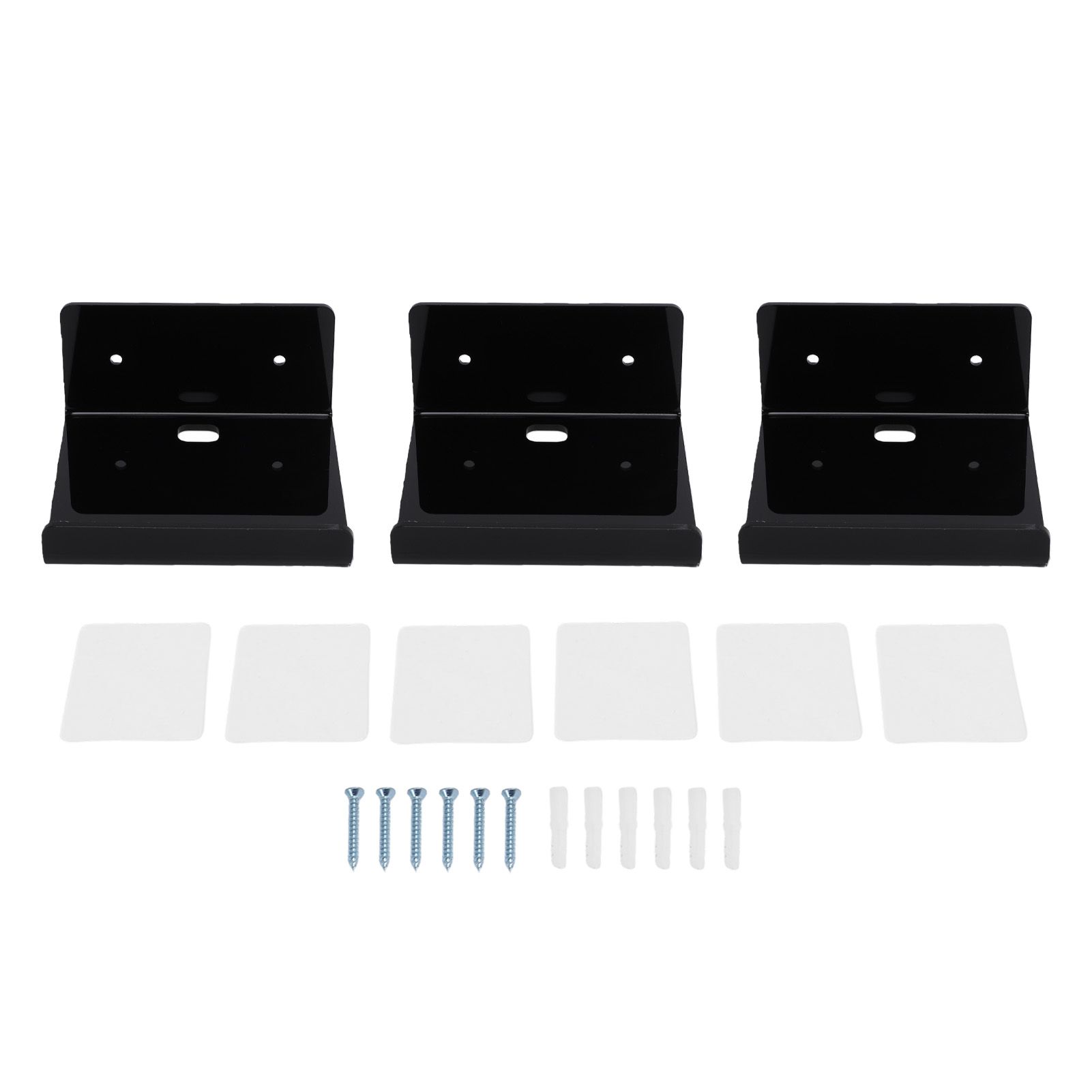 3PCS Small Floating Shelves Acrylic Wall Mounted Mini Floating Storage Shelf view 3