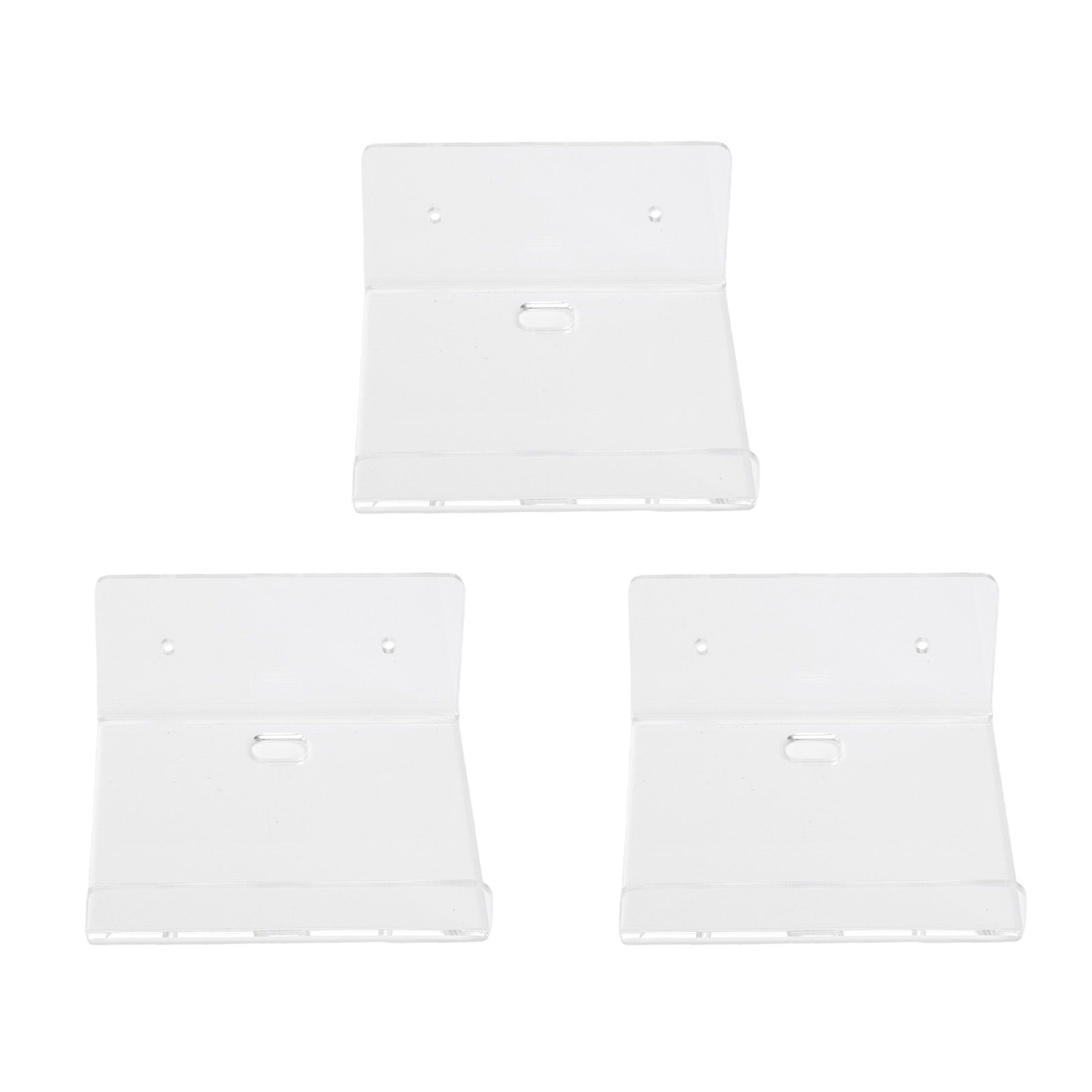 3PCS Small Floating Shelves Acrylic Wall Mounted Mini Floating Storage Shelf view 8