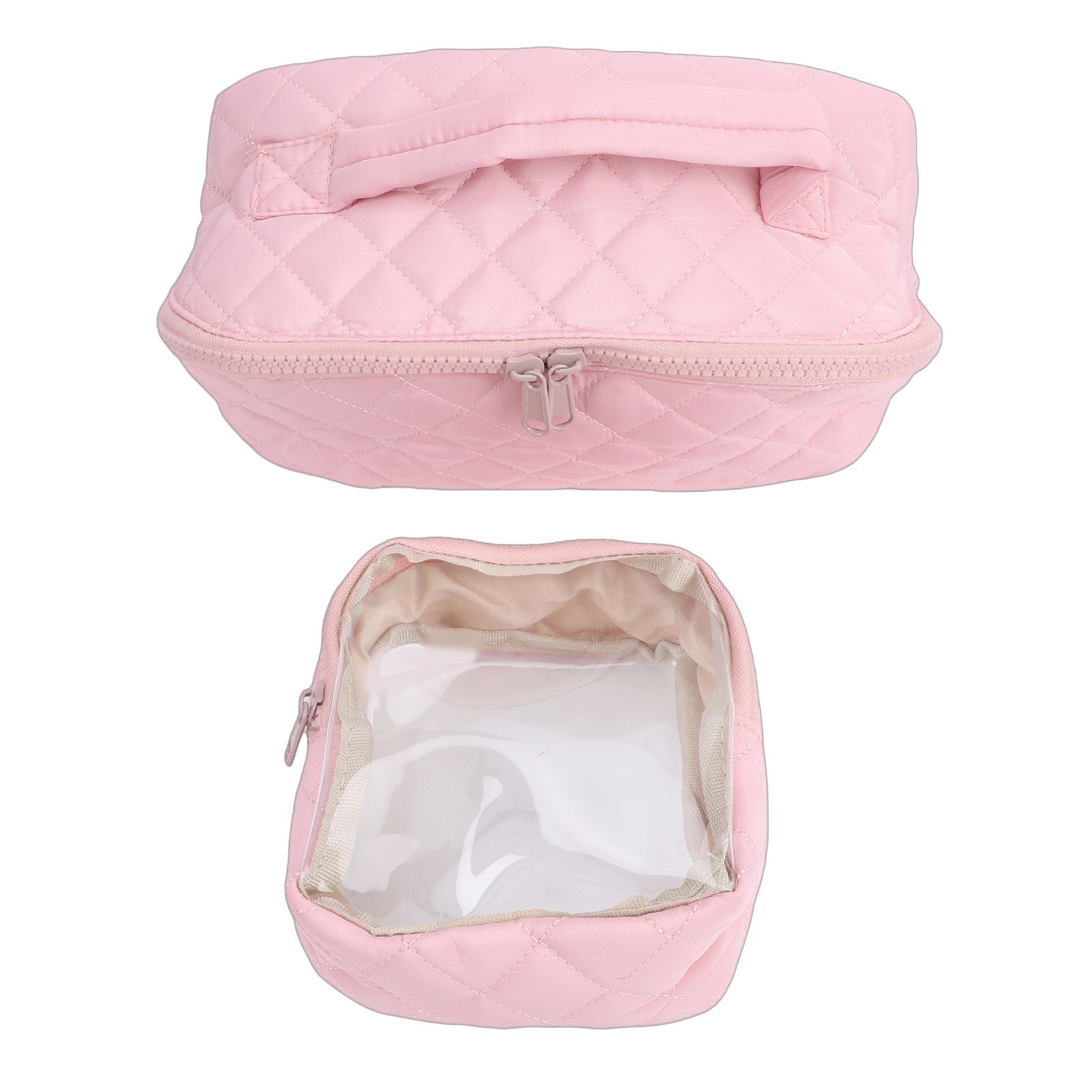 Portable Cosmetic Bag Large Capacity Water Proof 180° Lay Flat Toiletry Bag view 3