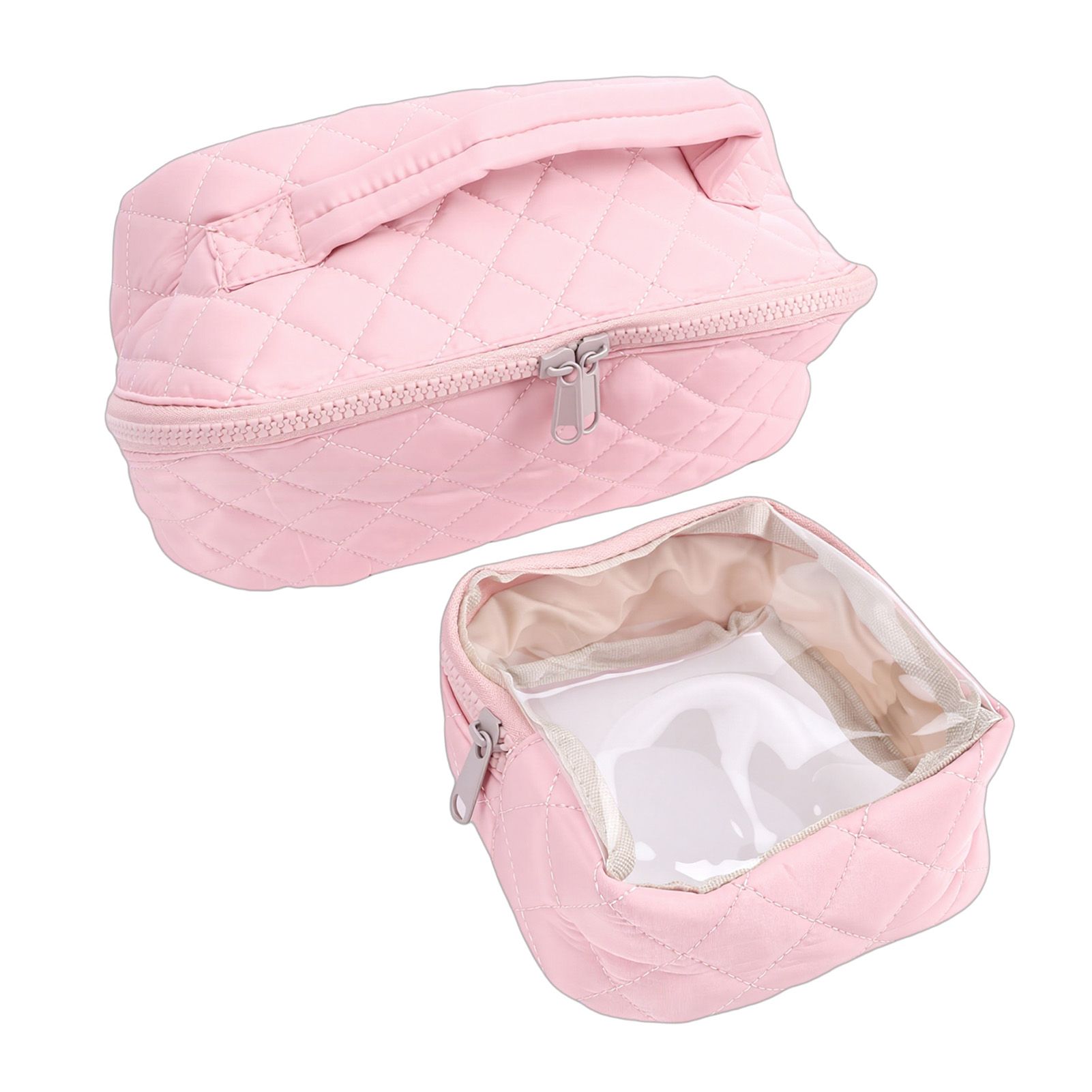 Portable Cosmetic Bag Large Capacity Water Proof 180° Lay Flat Toiletry Bag view 4