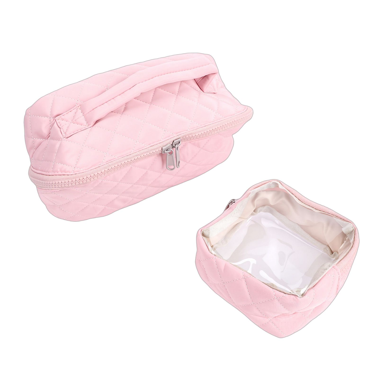 Portable Cosmetic Bag Large Capacity Water Proof 180° Lay Flat Toiletry Bag view 6