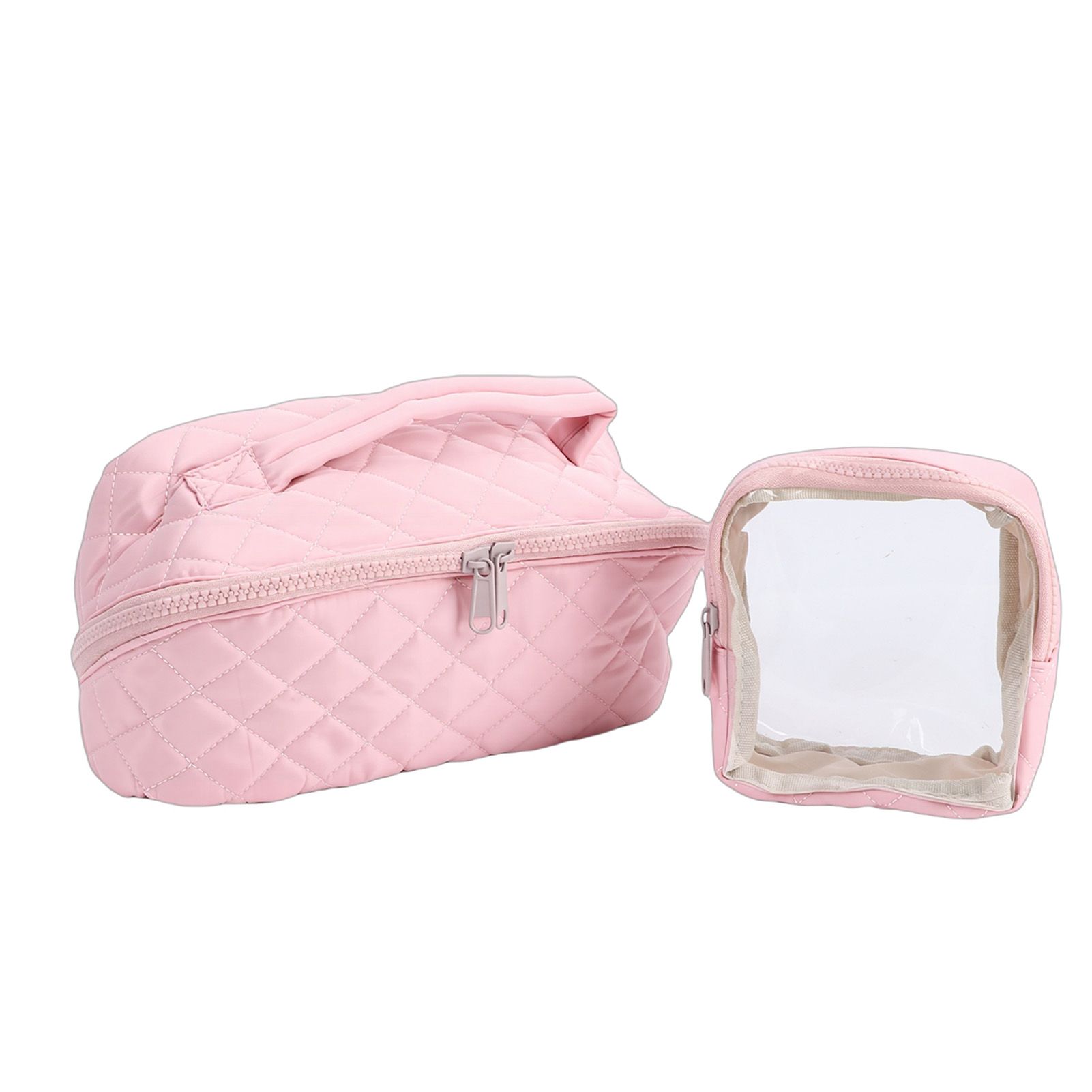 Portable Cosmetic Bag Large Capacity Water Proof 180° Lay Flat Toiletry Bag view 8