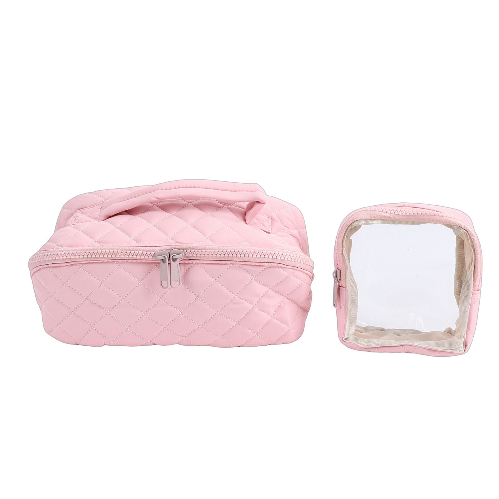 Portable Cosmetic Bag Large Capacity Water Proof 180° Lay Flat Toiletry Bag view 9