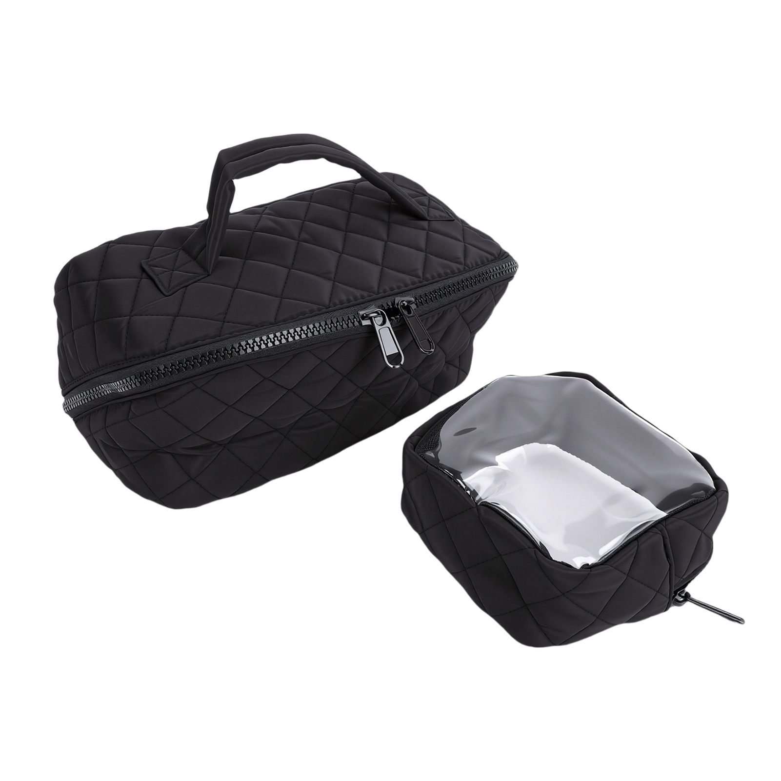 Portable Cosmetic Bag Large Capacity Water Proof 180° Lay Flat Toiletry Bag view 6