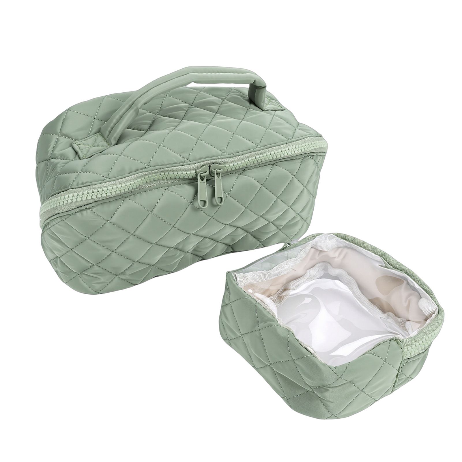 Portable Cosmetic Bag Large Capacity Water Proof 180° Lay Flat Toiletry Bag view 8