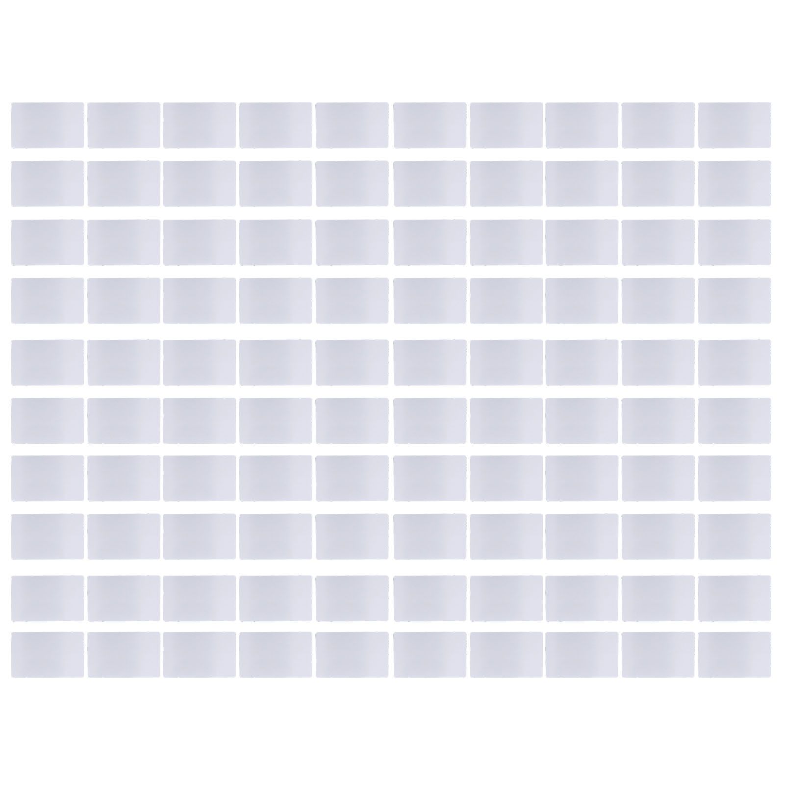 100PCS Impressive Blank Metal Business Cards Aluminum Alloy Engraving DIY view 6