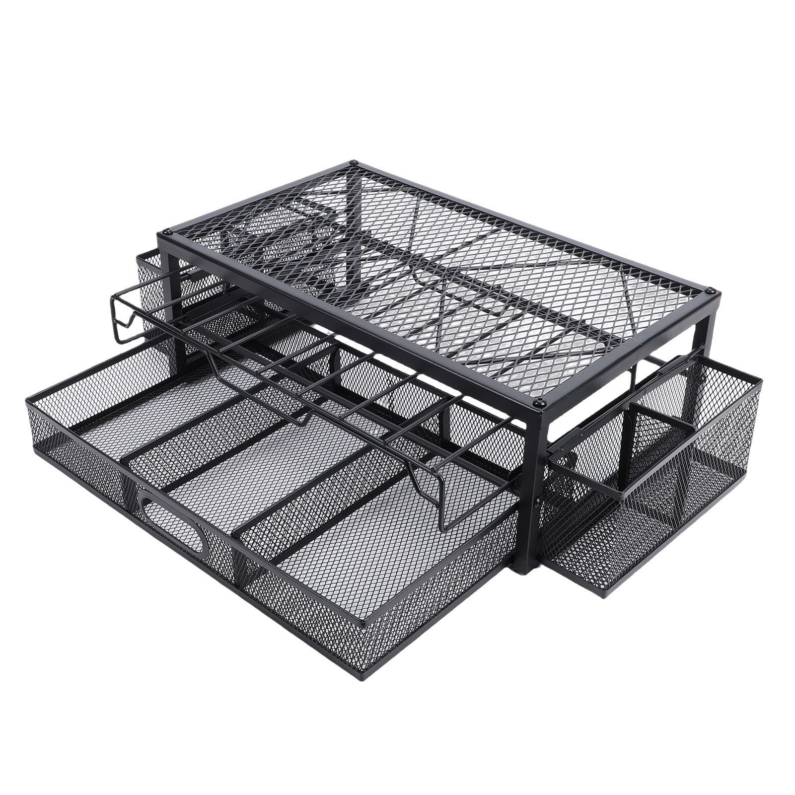 2 Tier Coffee Pod Holder Coffee Capsule Organizer Pull Out Drawers for Kitchen view 11
