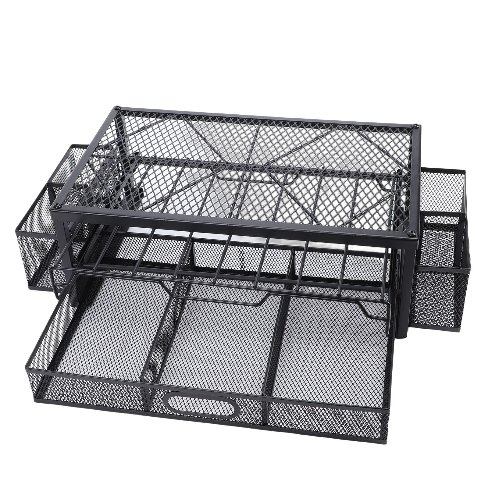 2 Tier Coffee Pod Holder Coffee Capsule Organizer Pull Out Drawers for Kitchen view 12