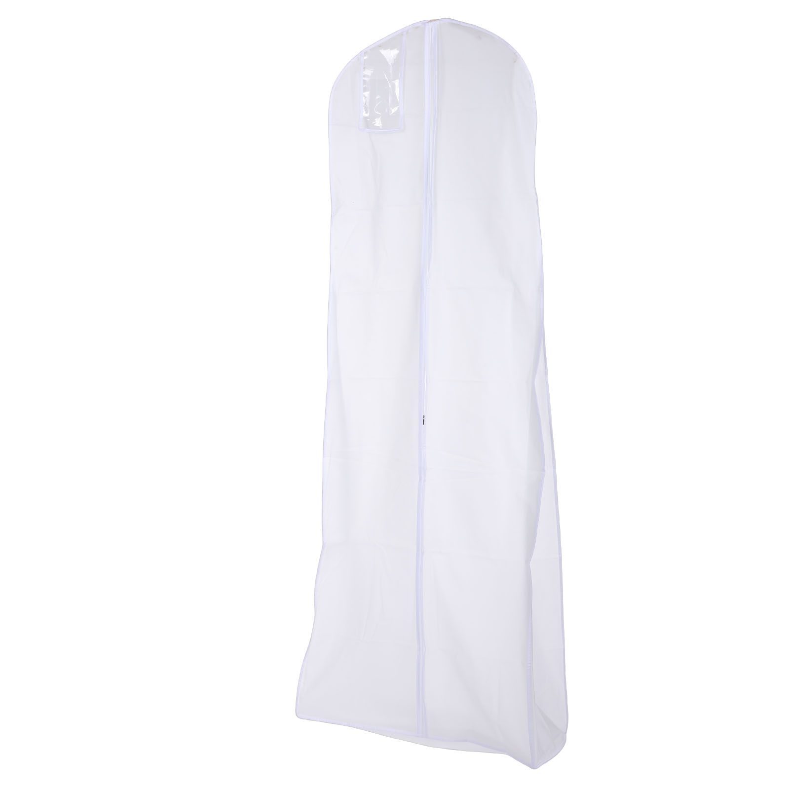 Double Layer Thick Wedding Dress Garment Bag Cover Long Gown Dust Bag Hanging — image 1