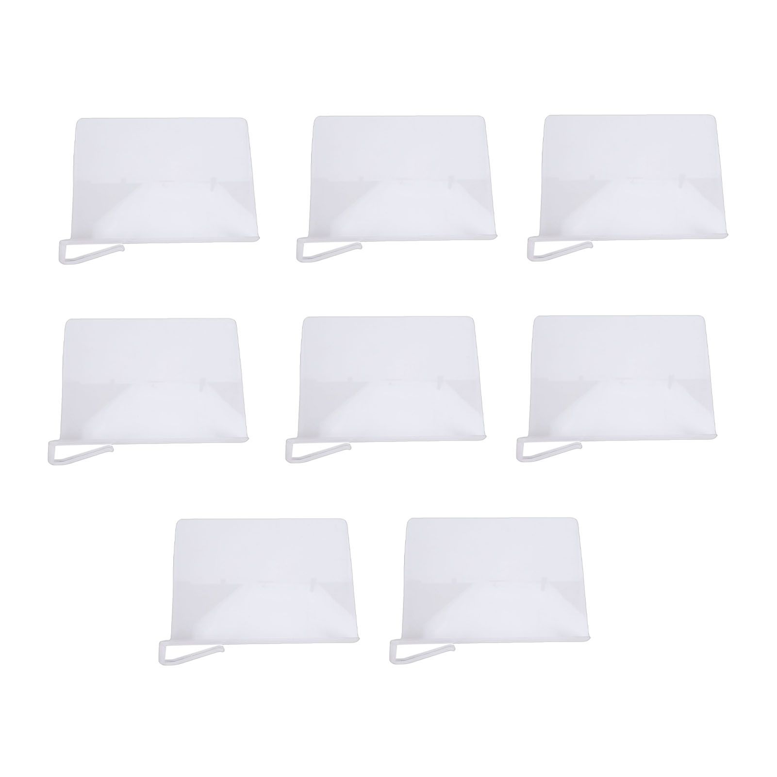 Clear Acrylic Shelf Dividers Modern Minimalist Closet Separators for Clothes view 3