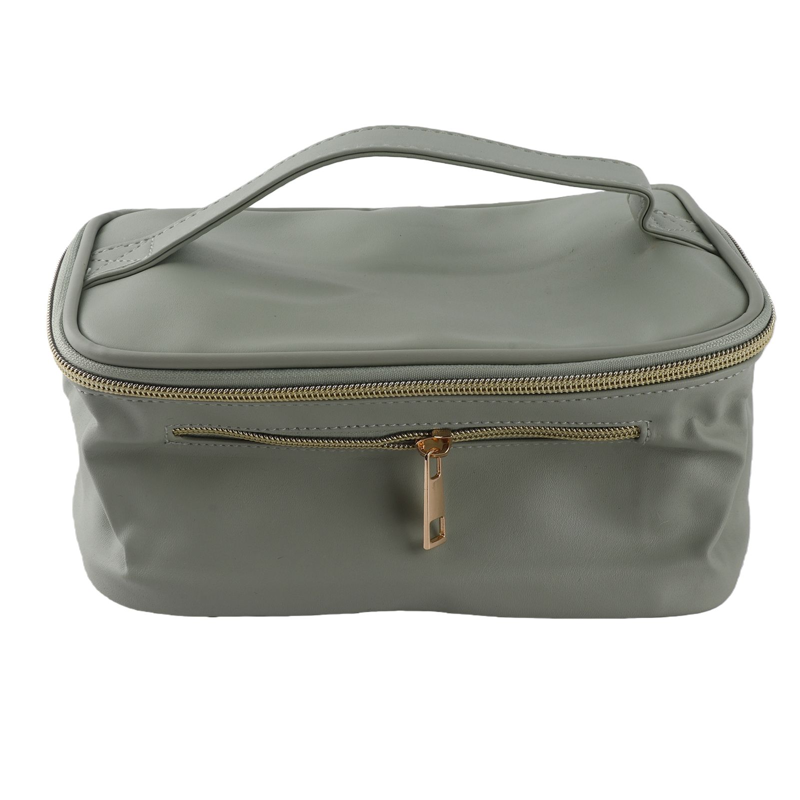Travel Makeup Bag PU Water Proof Portable Cosmetic Bag Toiletry Organizer with view 3