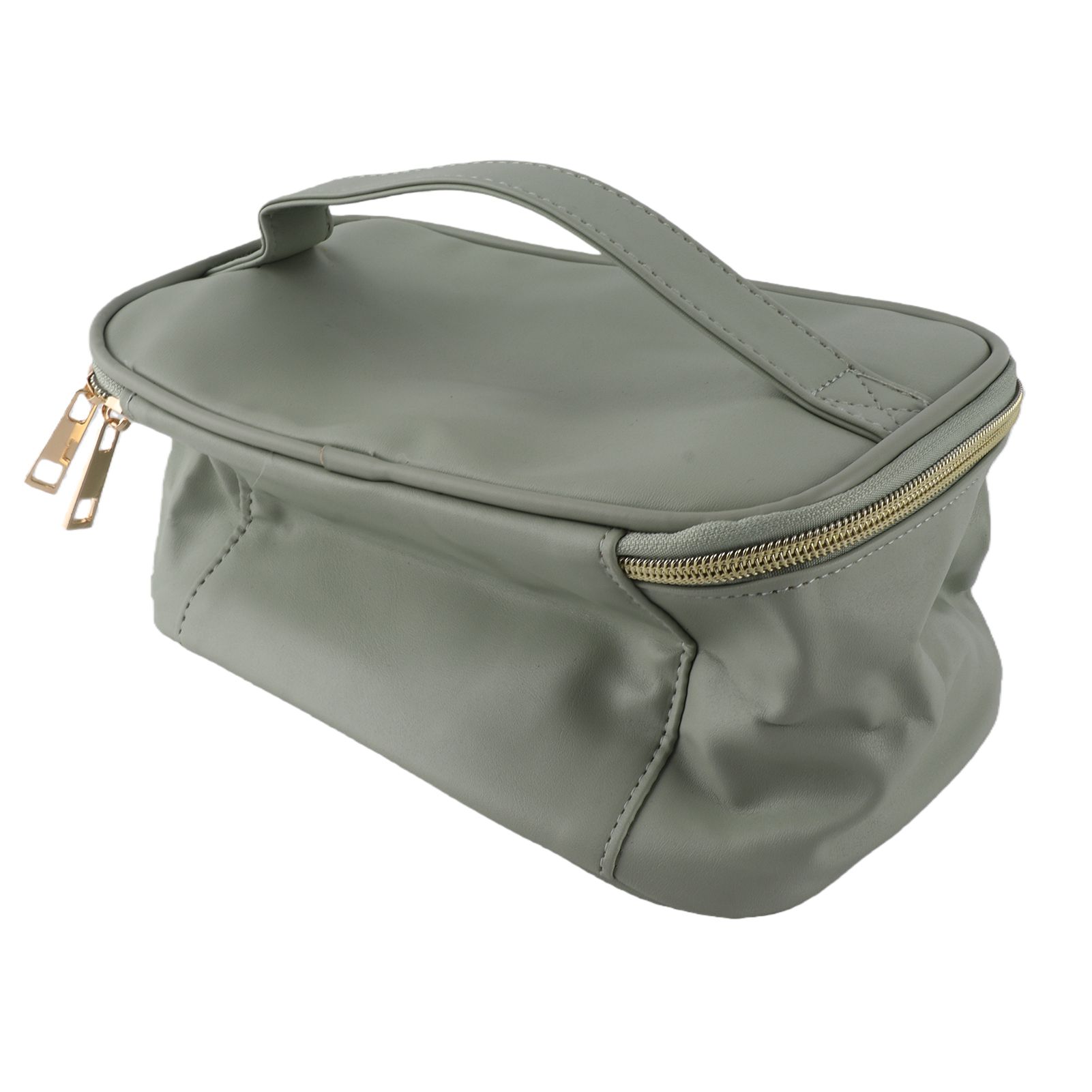 Travel Makeup Bag PU Water Proof Portable Cosmetic Bag Toiletry Organizer with view 4