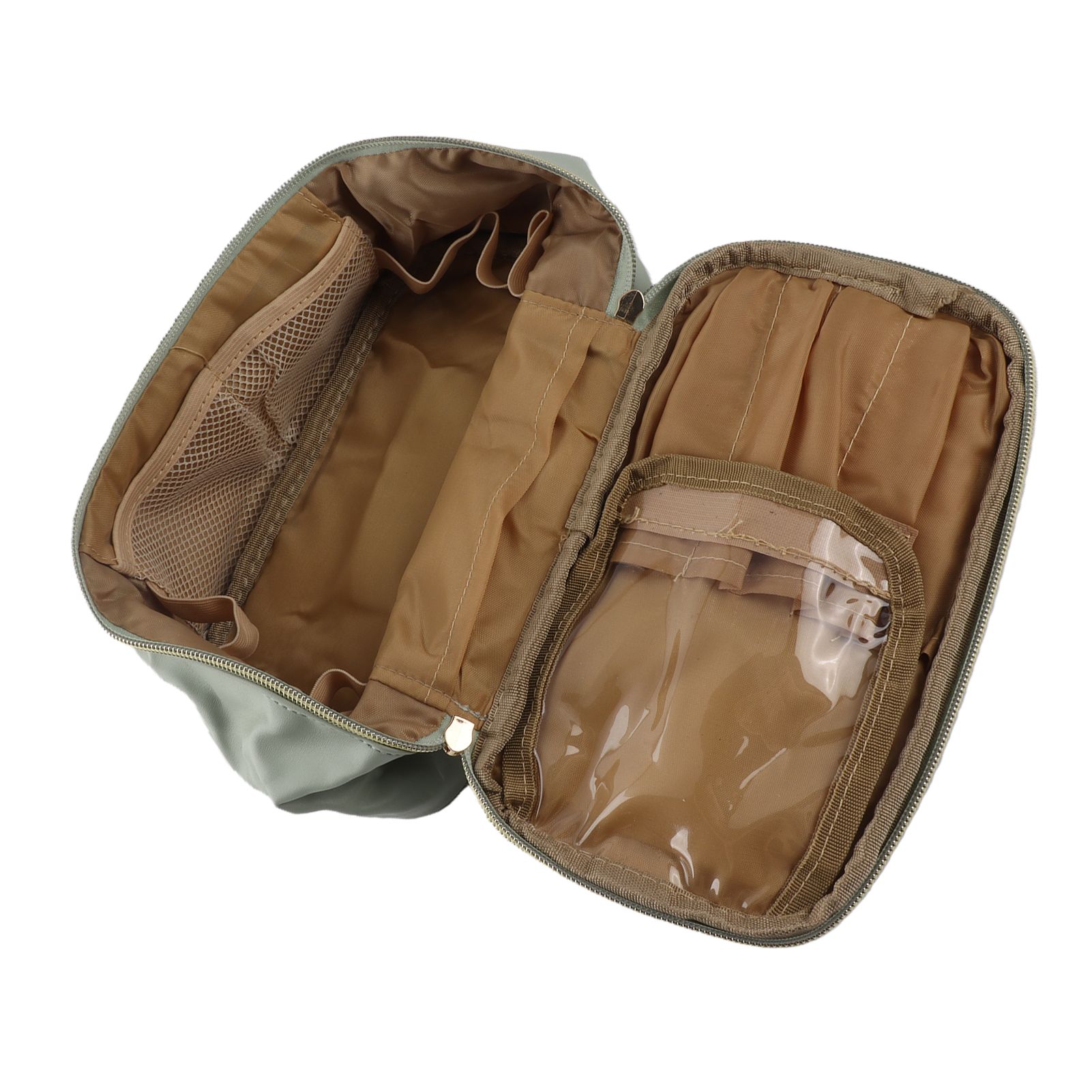 Travel Makeup Bag PU Water Proof Portable Cosmetic Bag Toiletry Organizer with view 12