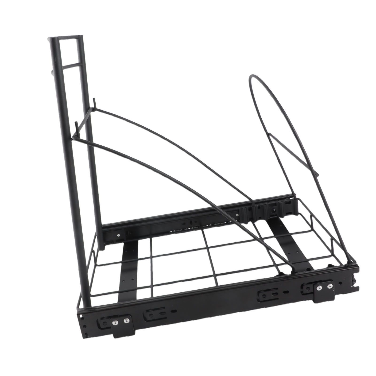 Pull Out Trash Can Rack Heavy Duty Adjustable Quiet Rail Slide Out Trash Can view 3