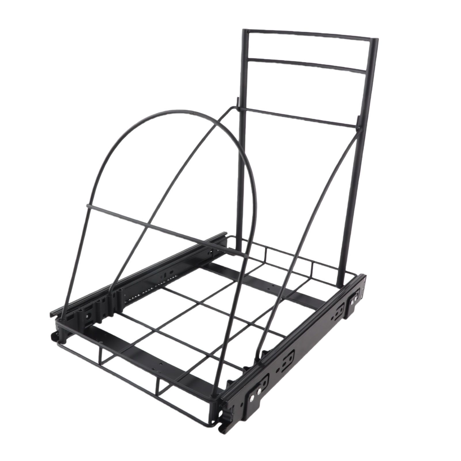 Pull Out Trash Can Rack Heavy Duty Adjustable Quiet Rail Slide Out Trash Can view 6
