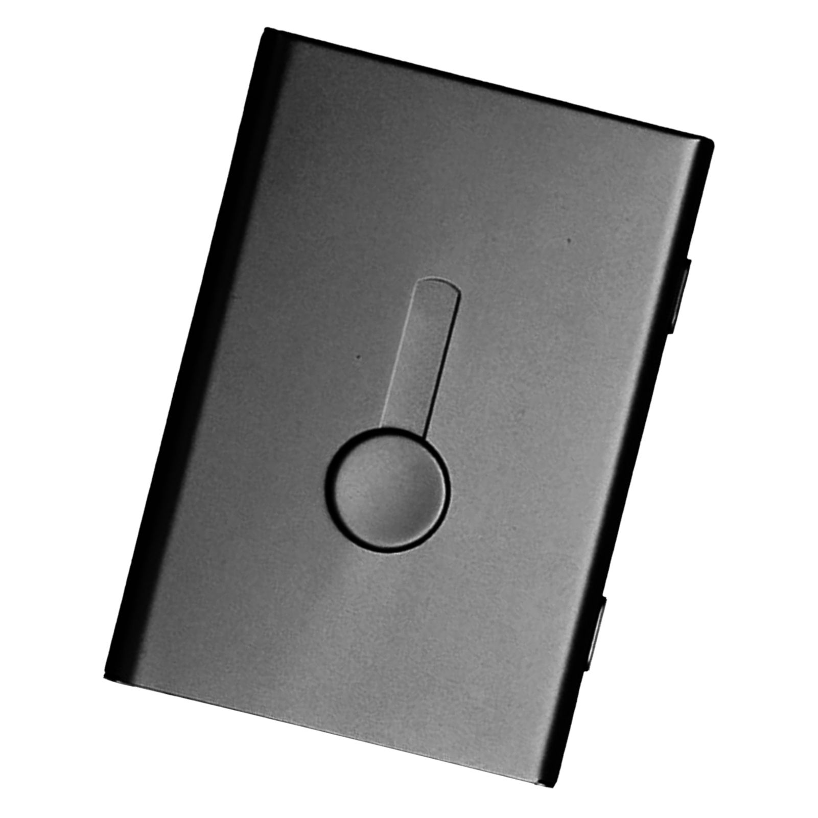 Thumb Drive Business Card Holder Anodized Aluminum Alloy Matte Portable Slim view 12