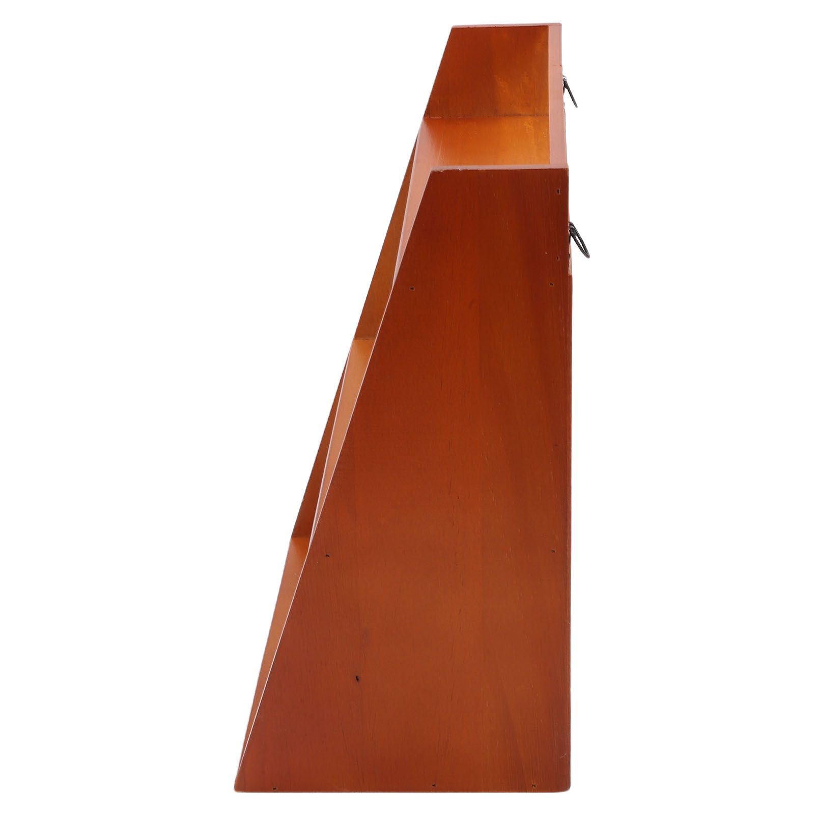 3 Tier Trinket Display Shelf for Wall Countertop Vintage Wooden Shelf Rack for view 5