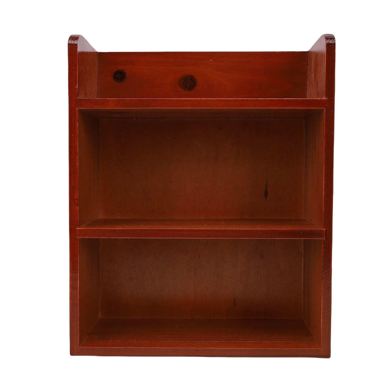 Multi Layer Wood Storage Rack Desktop Wall Mounted Vintage Versatile Sundries view 6