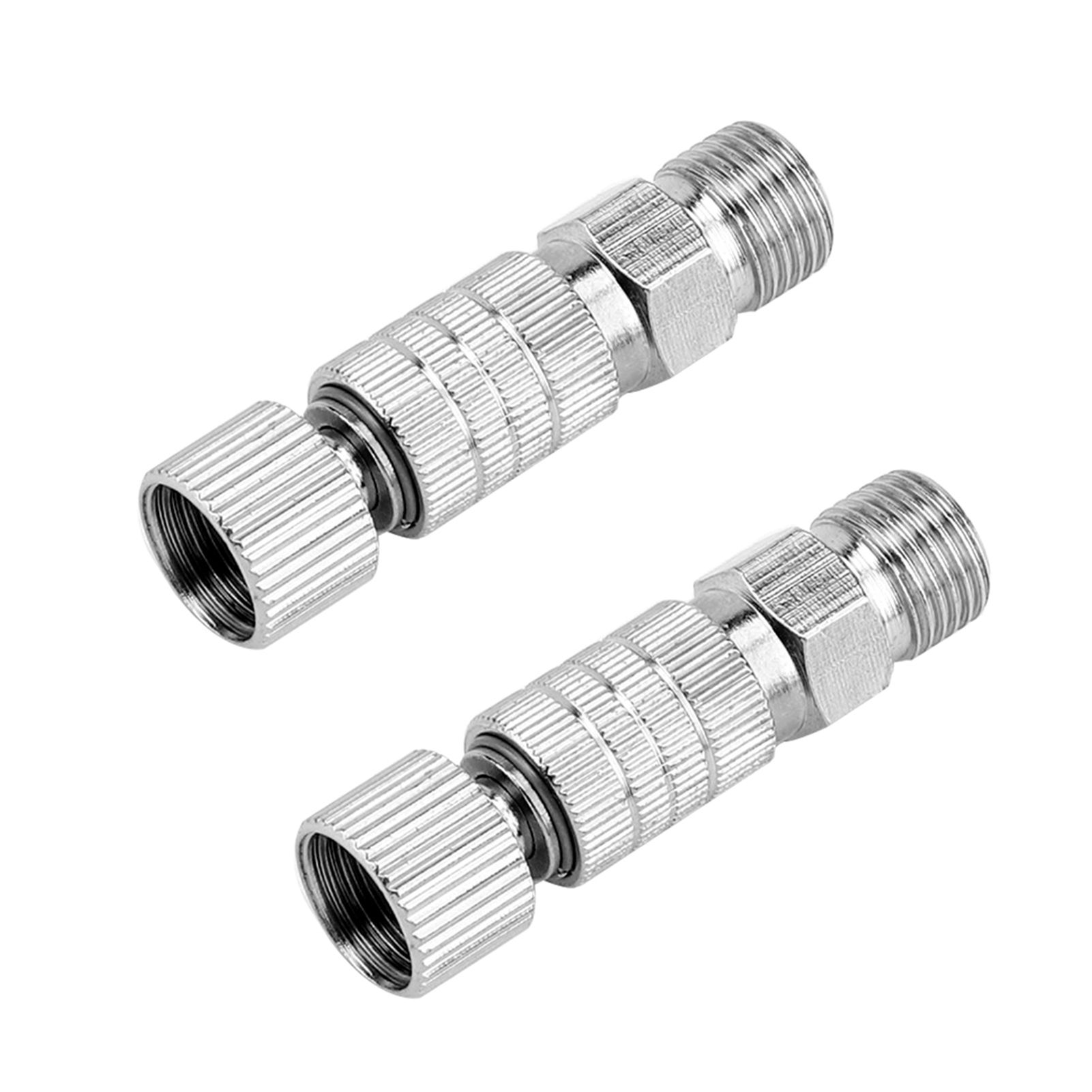 2pcs Airbrush Quick Release Coupling 1/8 Inch Male Female Airbrush Hose view 3
