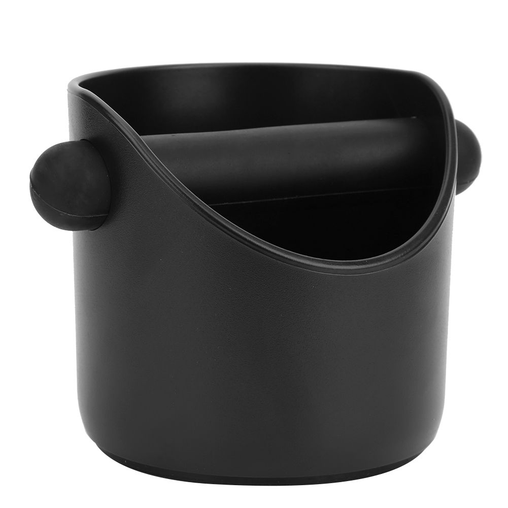 Coffee Knock Box Anti-Slip Coffee Slag Grounds Bucket with Rubber Bar Coffee