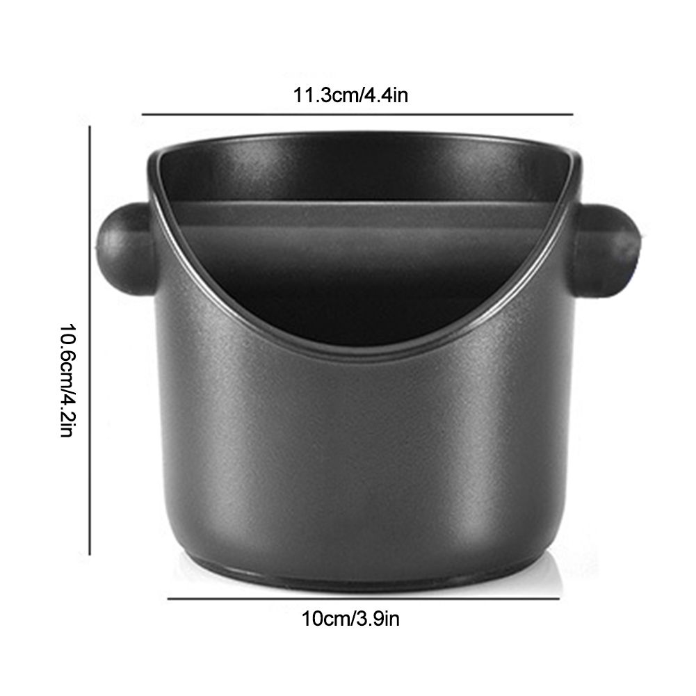 Coffee Knock Box Anti-Slip Coffee Slag Grounds Bucket with Rubber Bar Coffee view 11