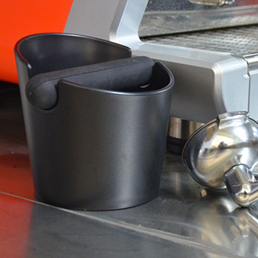 Coffee Knock Box Anti-Slip Coffee Slag Grounds Bucket with Rubber Bar Coffee view 6