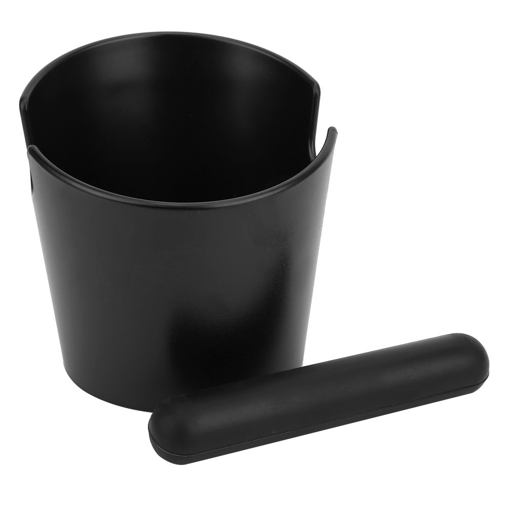 Coffee Knock Box Anti-Slip Coffee Slag Grounds Bucket with Rubber Bar Coffee view 10
