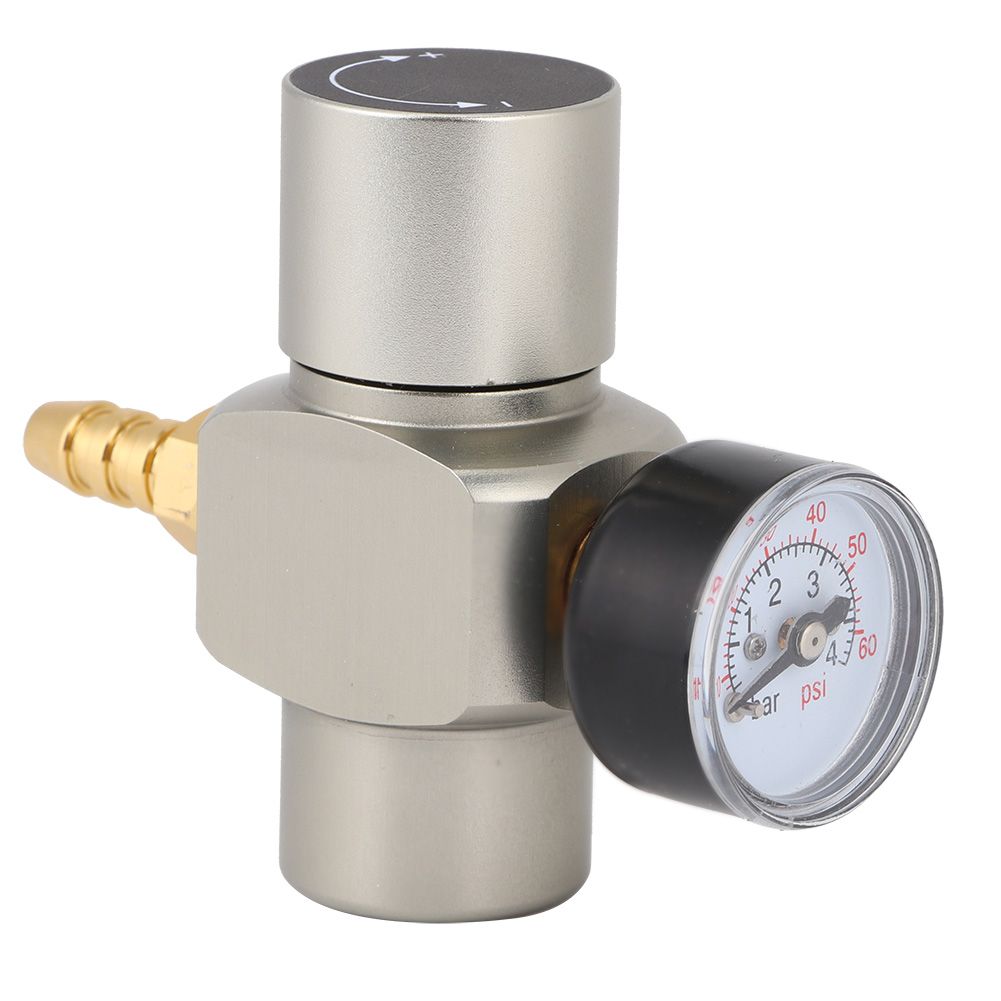 3/8in Quick Connector CO2 Mini Regulator Pressure Gauge for Soda Container view 2