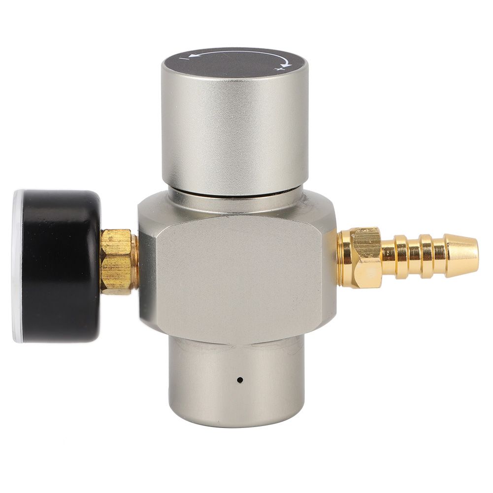 3/8in Quick Connector CO2 Mini Regulator Pressure Gauge for Soda Container view 3