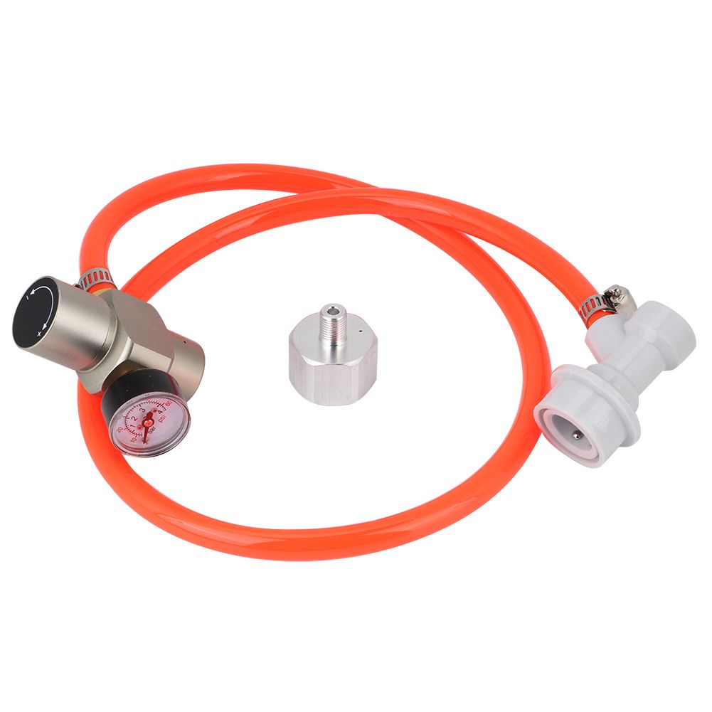 Tr21x4 CO2 Mini Gas Regulator Keg Adapter Pressure Gauge Charger Kit Soda view 2