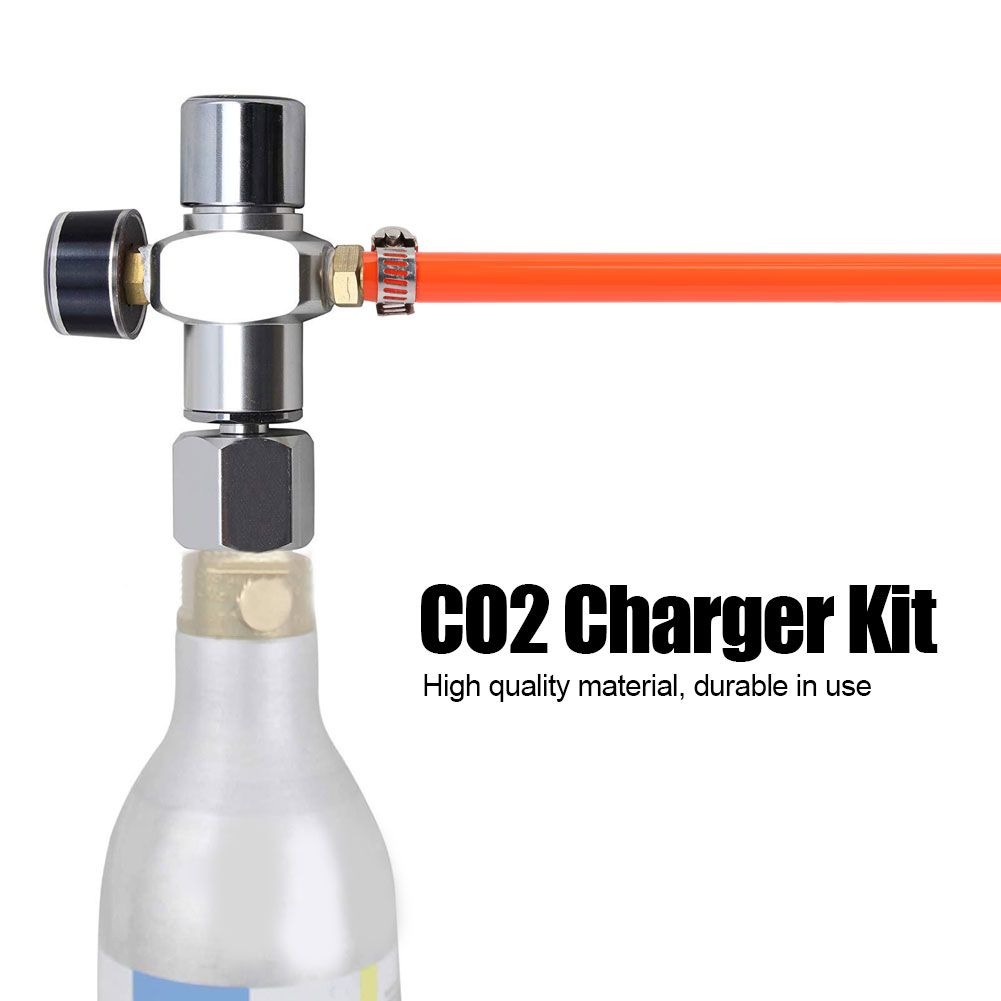 Tr21x4 CO2 Mini Gas Regulator Keg Adapter Pressure Gauge Charger Kit Soda view 7