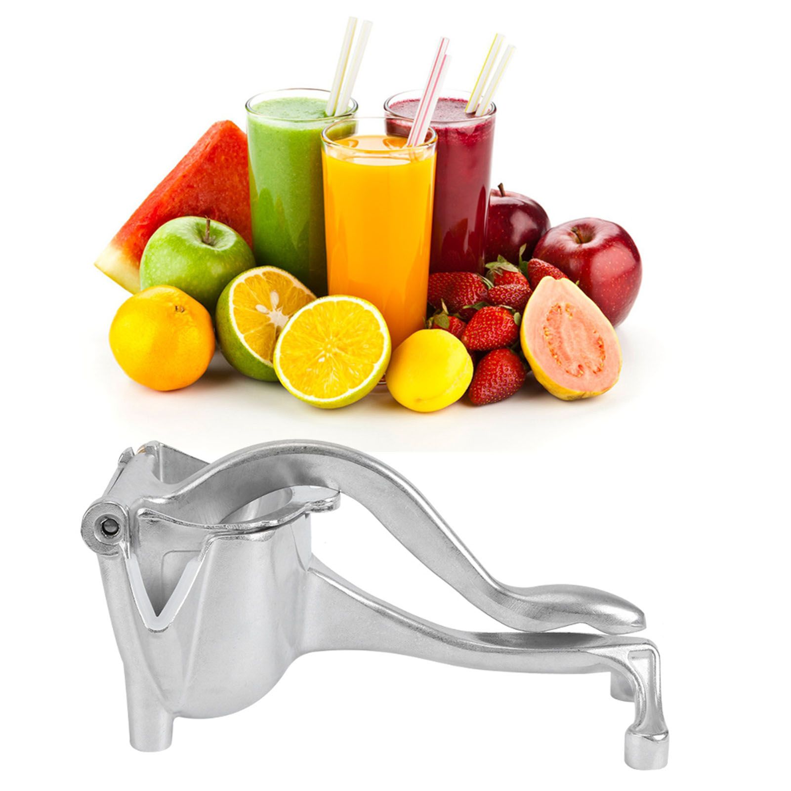 Aluminum Alloy Portable Manual Fruit Juicer Lemon Orange Squeezer Extractor view 5