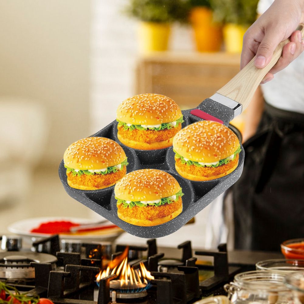 Kitchen Breakfast Pancake Cooking Pan Aluminum Frying Pan Mold for Egg