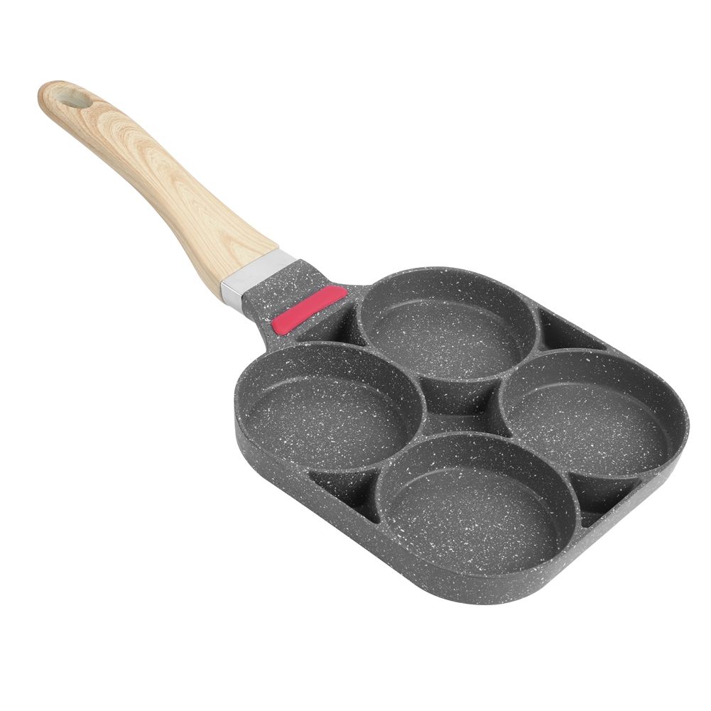 Kitchen Breakfast Pancake Cooking Pan Aluminum Frying Pan Mold for Egg view 2