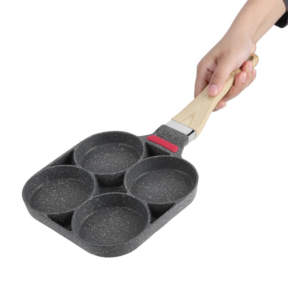 Kitchen Breakfast Pancake Cooking Pan Aluminum Frying Pan Mold for Egg view 6