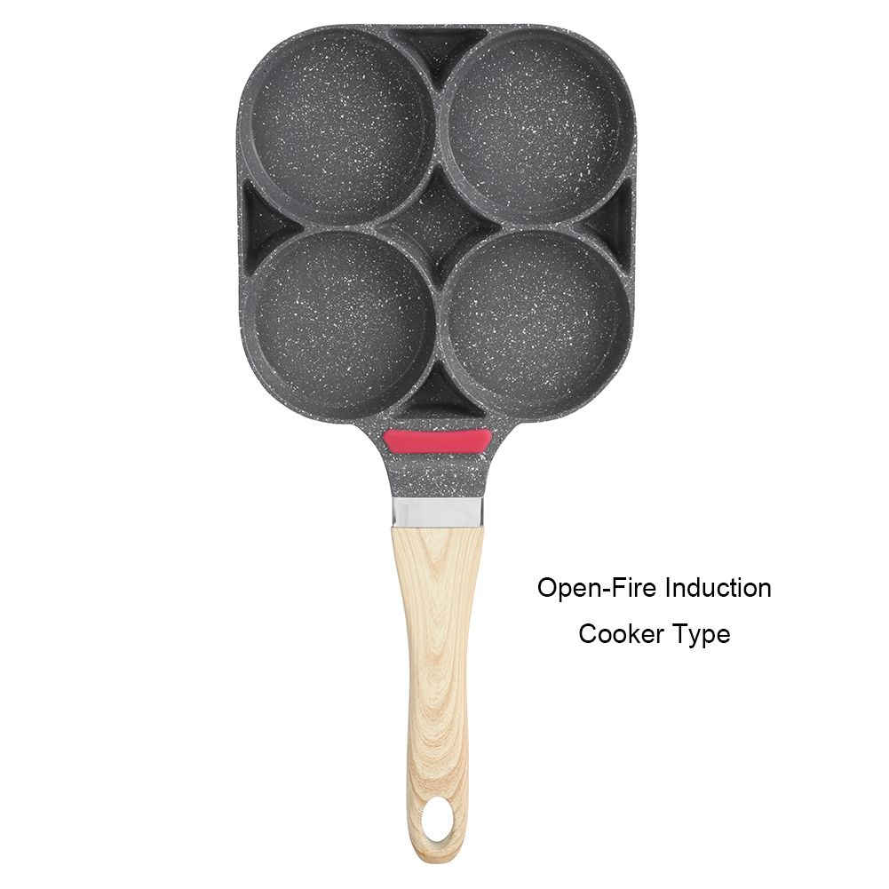 Kitchen Breakfast Pancake Cooking Pan Aluminum Frying Pan Mold for Egg view 11