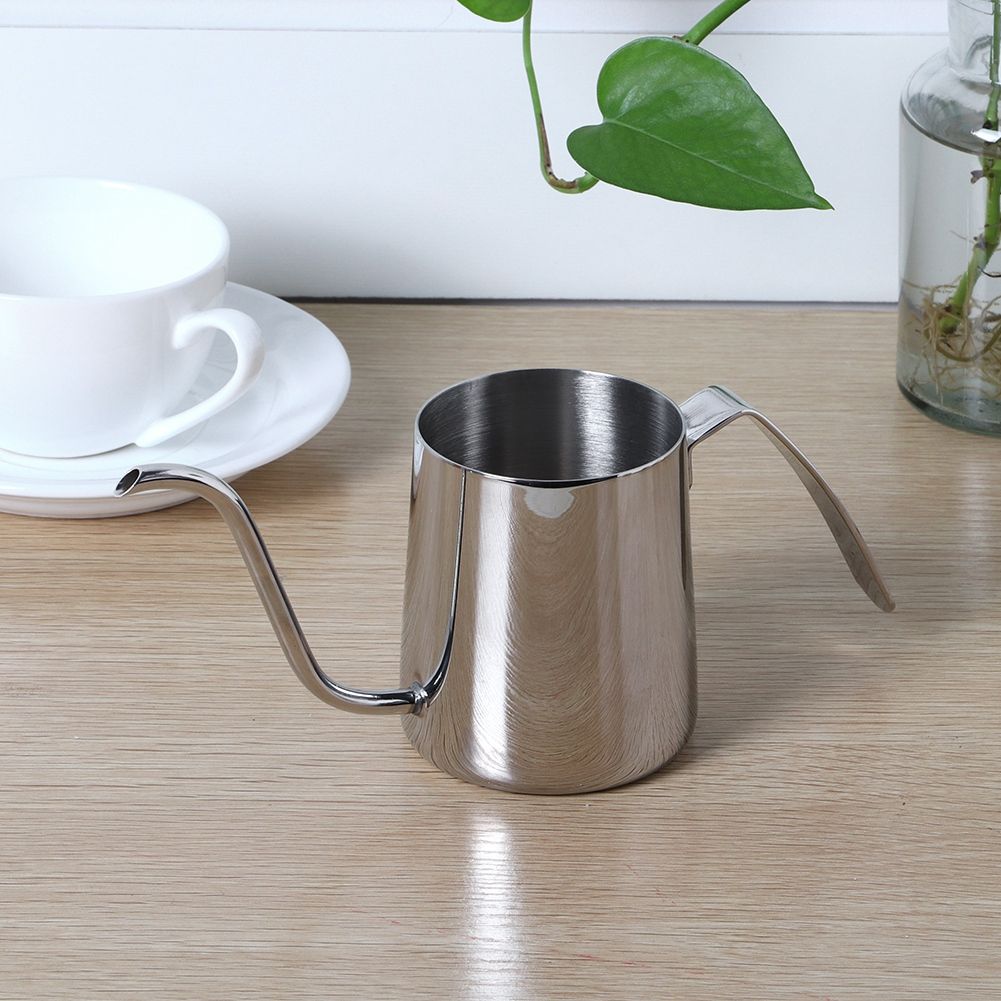 250ml Stainless Steel Coffee Pot Long Spout Kettle with Handle for Home Coffee view 8