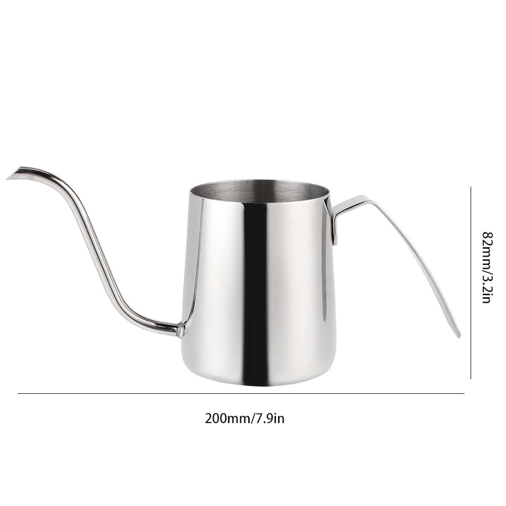 250ml Stainless Steel Coffee Pot Long Spout Kettle with Handle for Home Coffee view 10